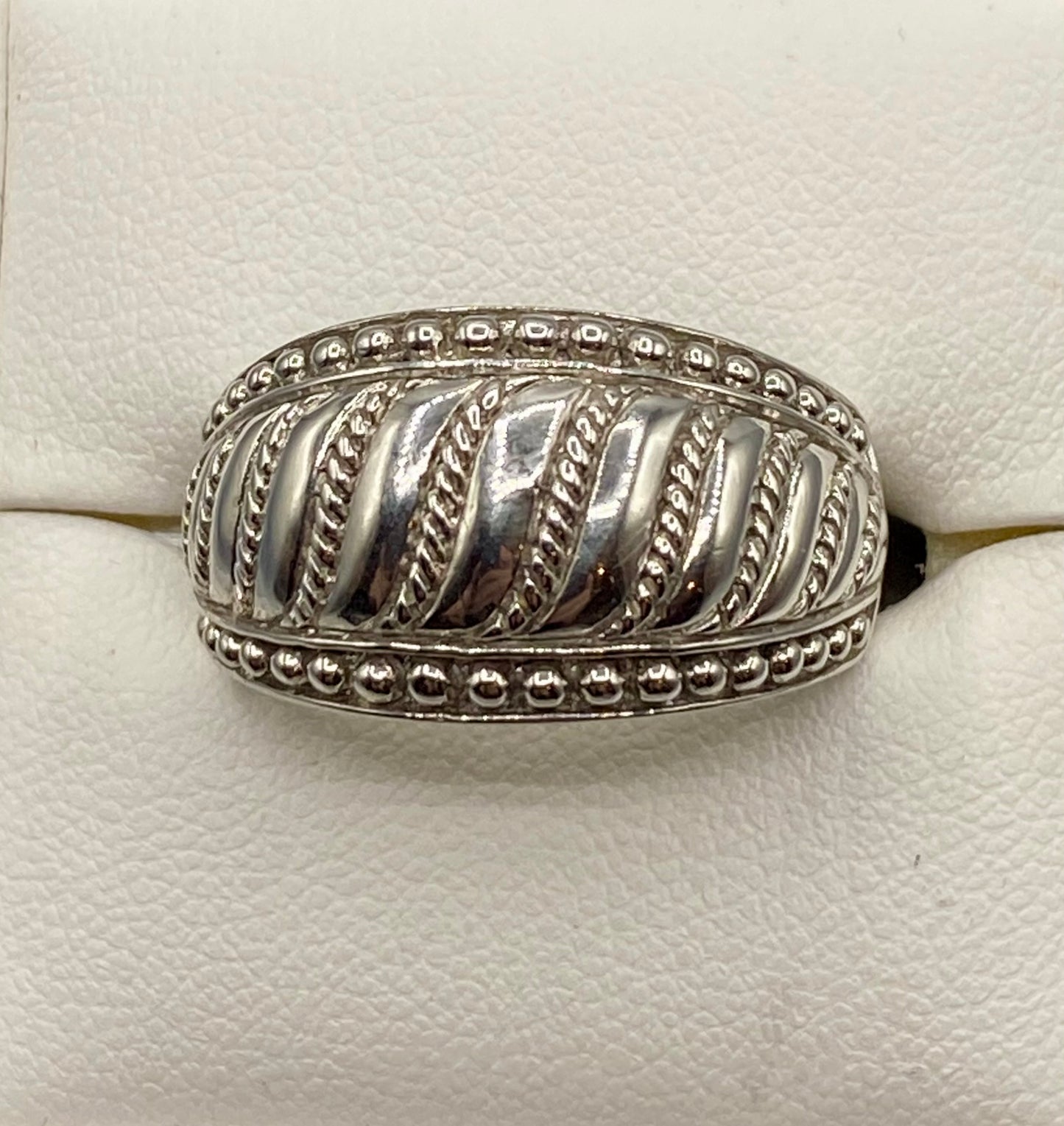 Sterling Silver Judith Ripka Ball Bead Ring