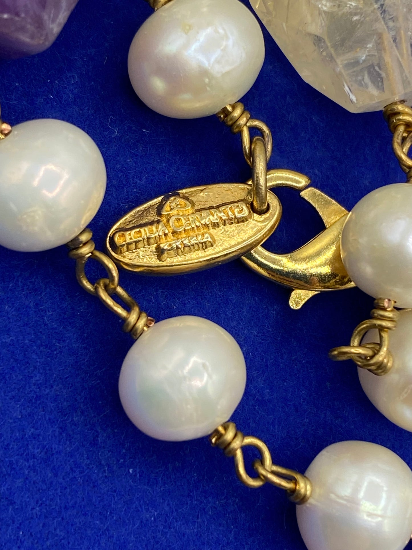 Cecilia Cervantes Pearl & Gemstone Necklace