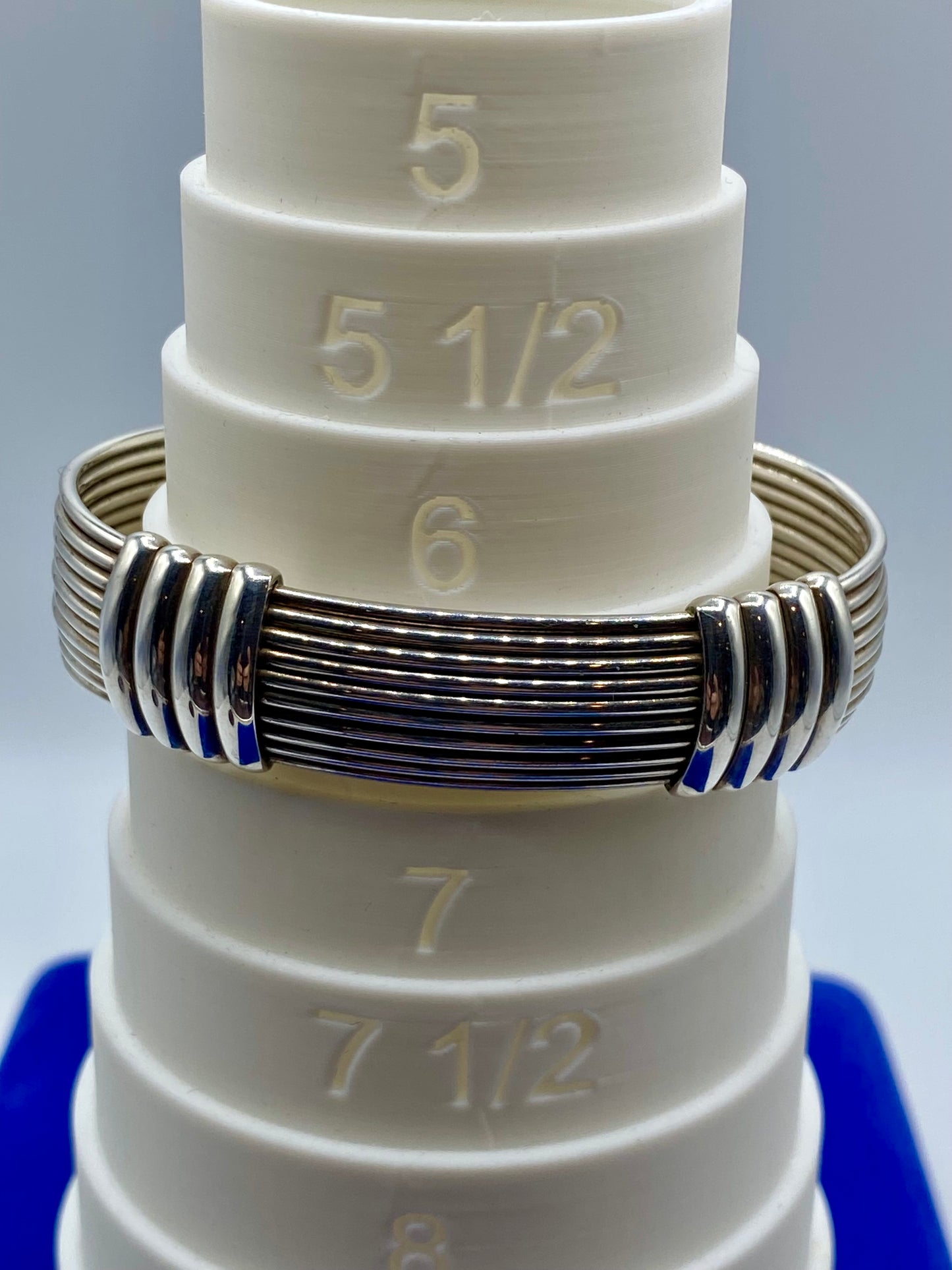 Sterling Silver GV Heavy Cuff Bracelet