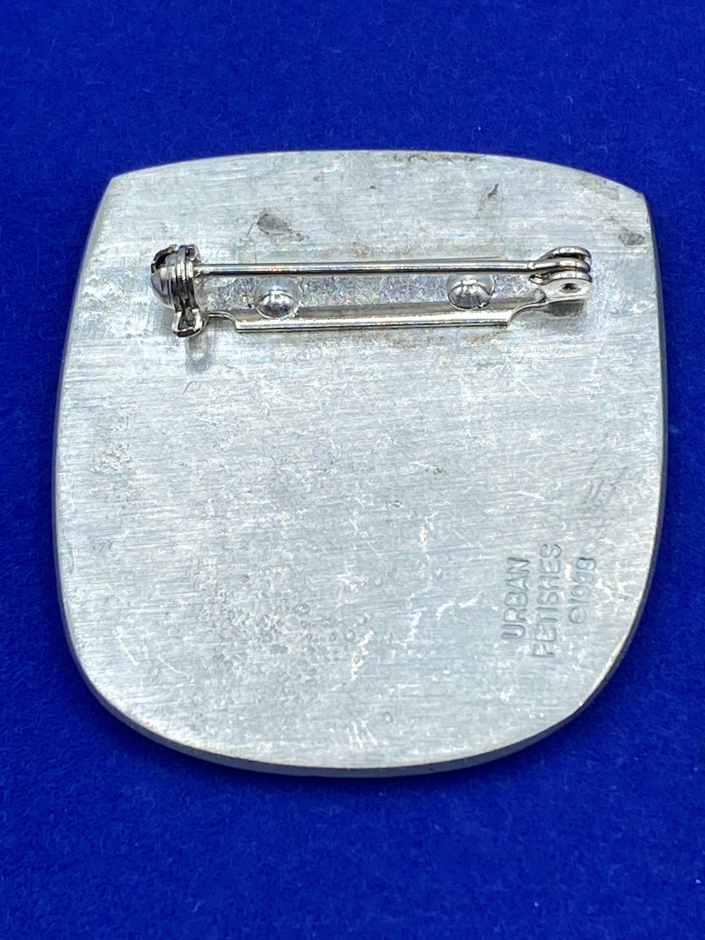 Urban Fetishes 1998 Pewter Floral Brooch