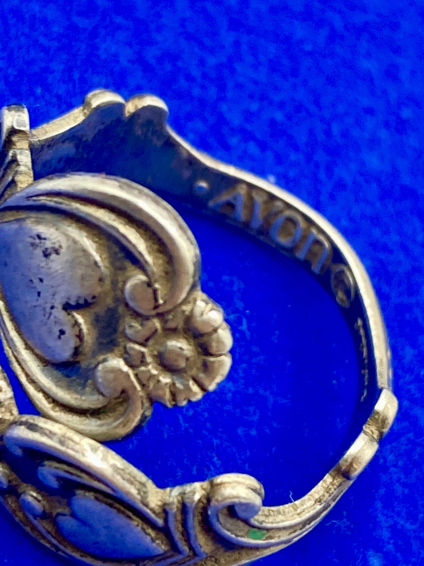 Vintage Avon Sterling Silver Key Ring