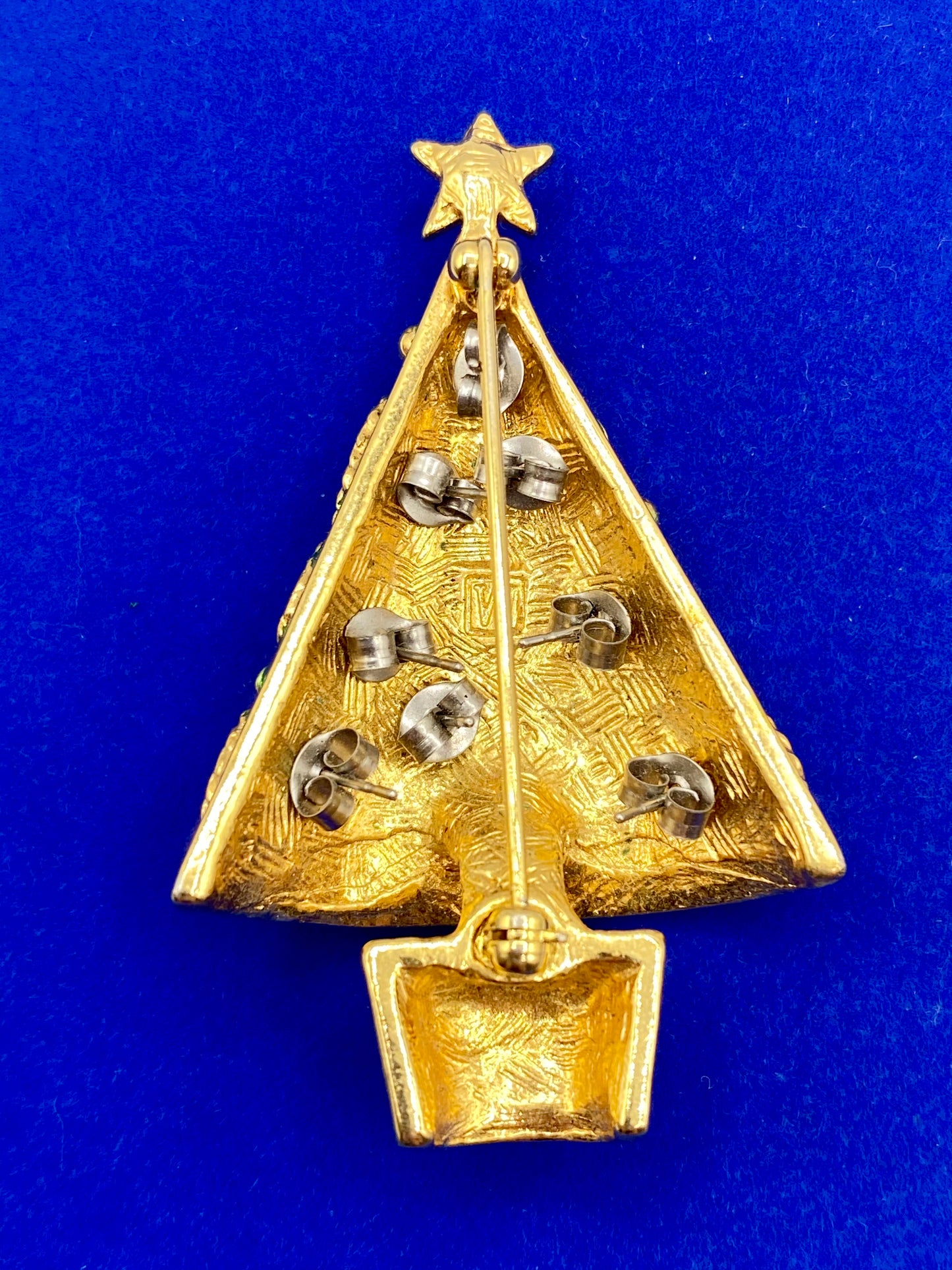 Christmas Tree Brooch w/ Earrings