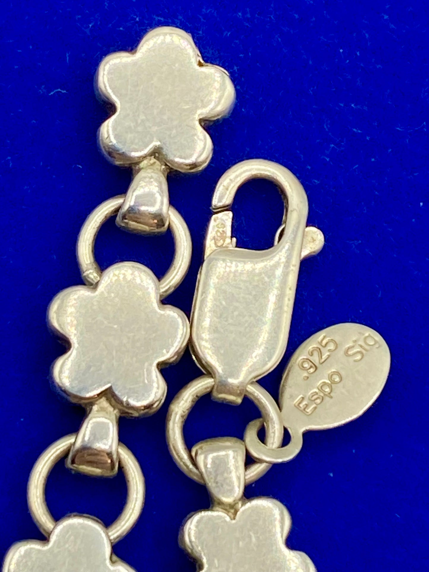 Joseph Esposito ESPO Sterling Silver Floral Bracelet