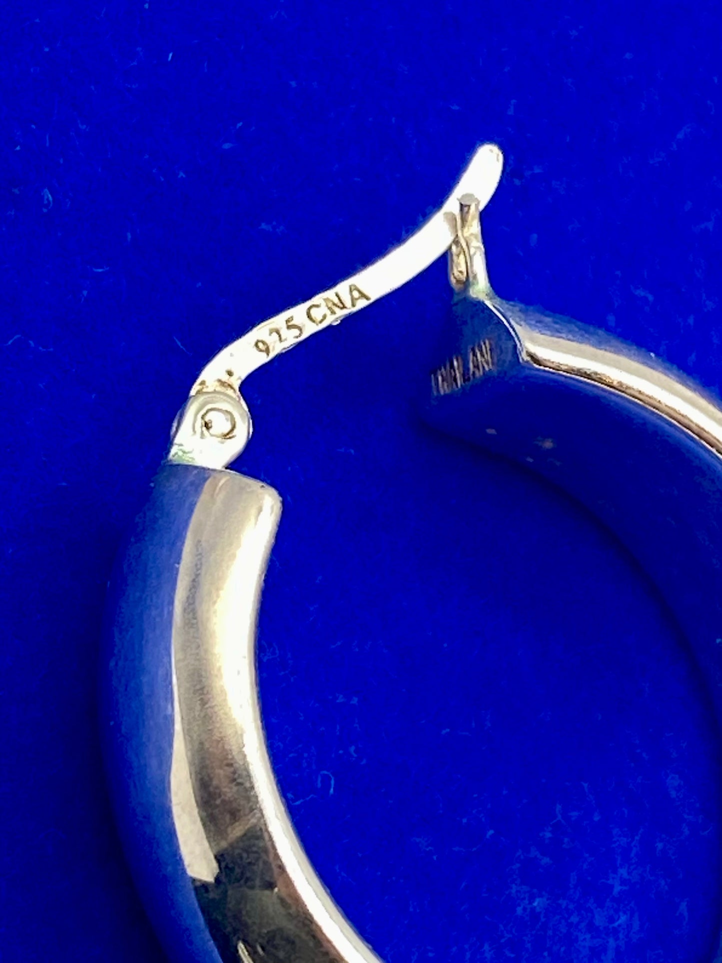 Sterling Silver Large Hoop Earrings