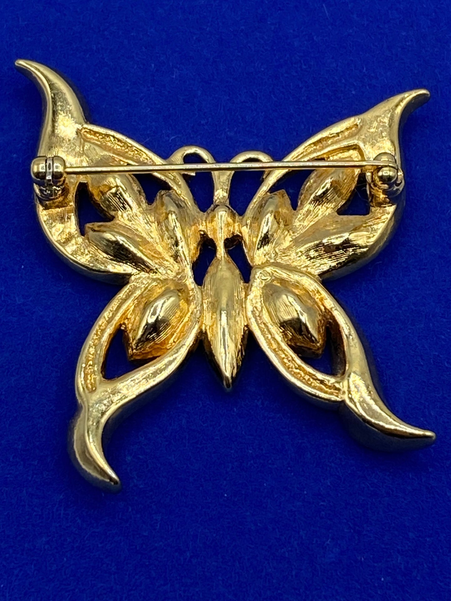 Avon Rhinestone Butterfly Brooch