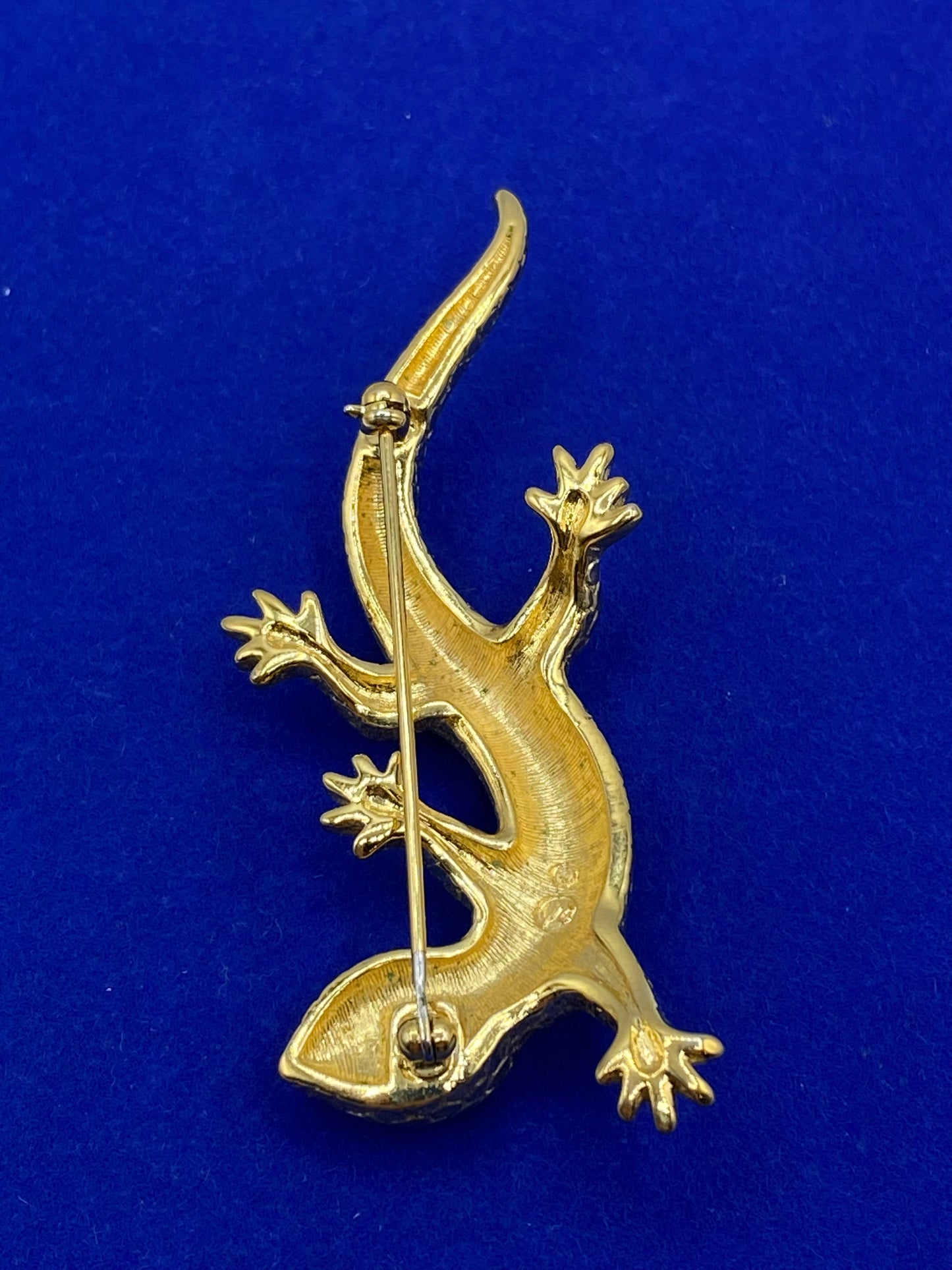 Swarovski Crystal Lizard Brooch
