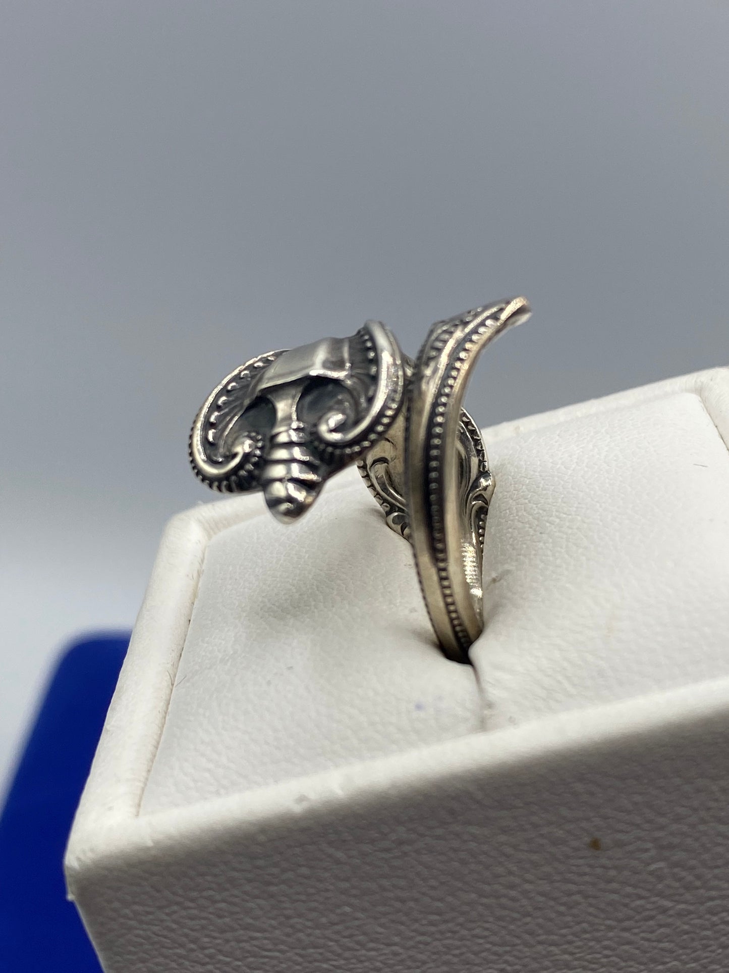 Vintage Towle 925 Sterling Silver Spoon Wrap Ring