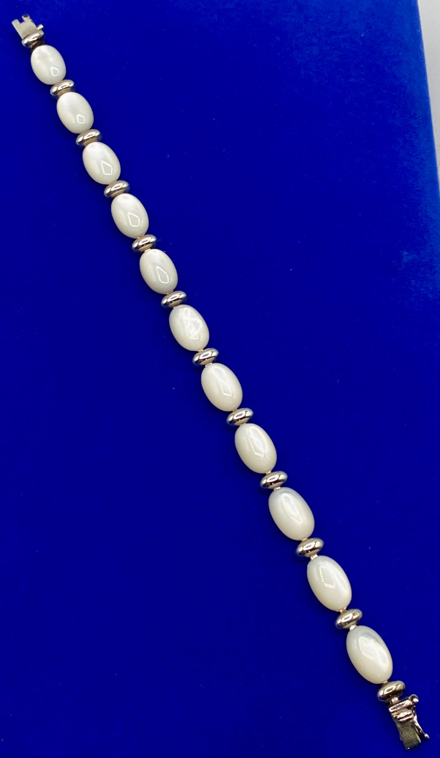 Sterling Silver Mother of Pearl Bracelet