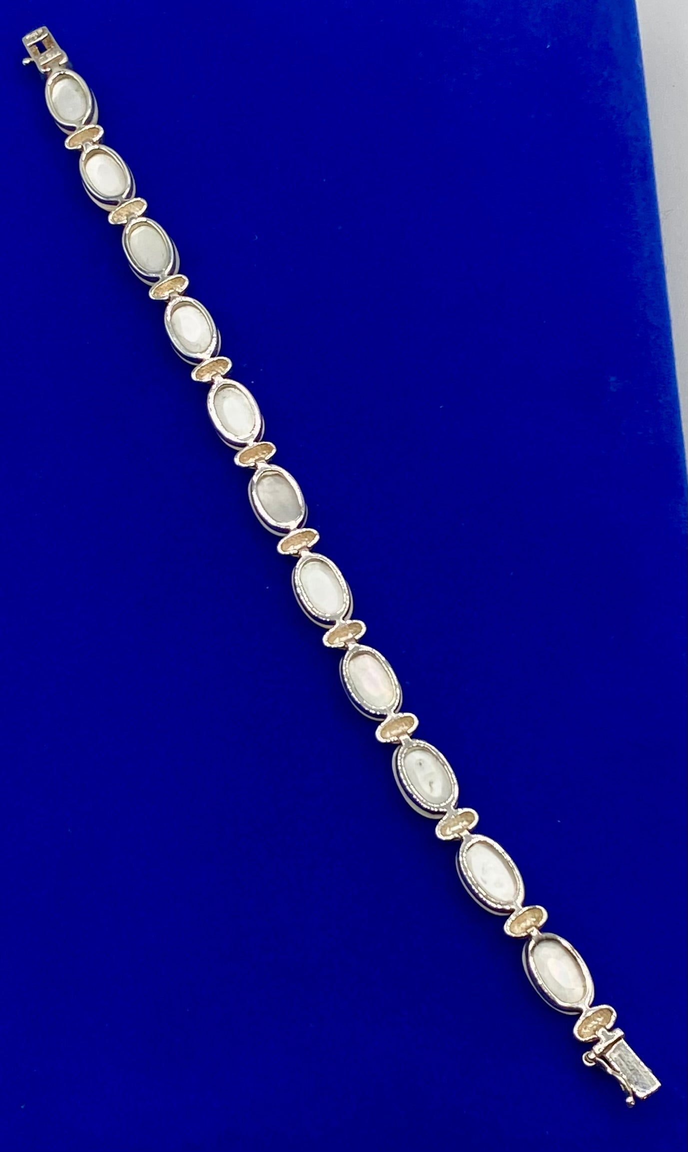 Sterling Silver Mother of Pearl Bracelet