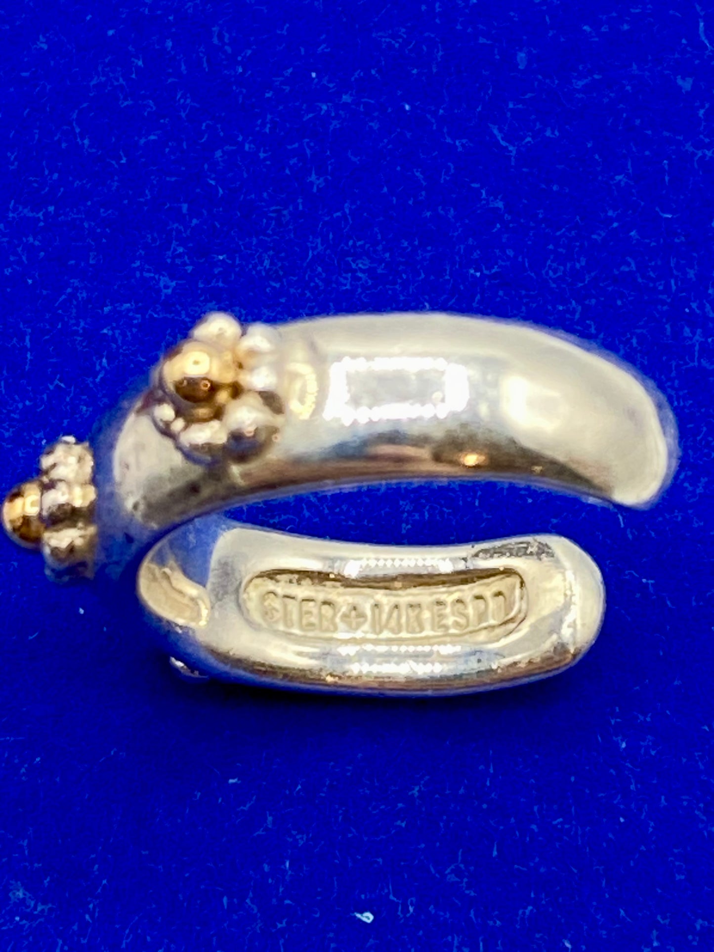 Joseph Esposito ESPO Toe or Pinky Sterling Silver 14K Ring