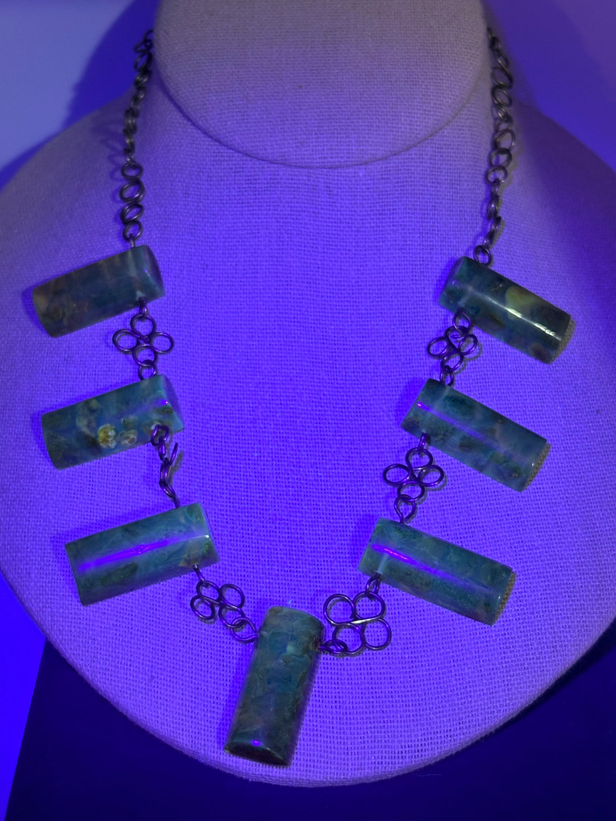Vintage Wired Baltic Amber Necklace