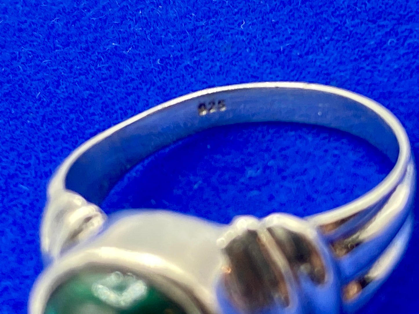 Sterling Silver Malachite Ring