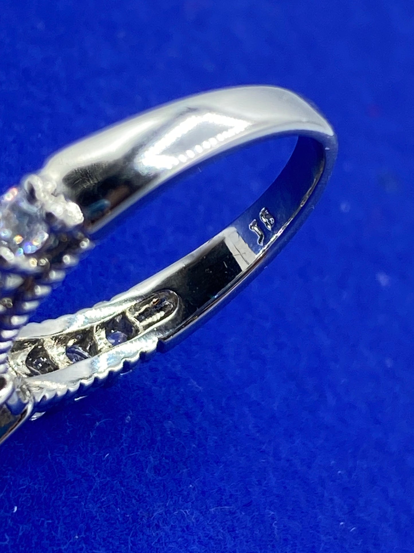 “JS” Glass Ring