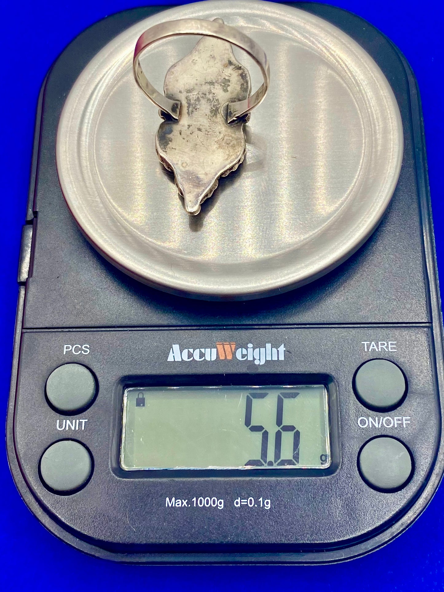 Sterling Silver Petit Point Native Southwestern Ring