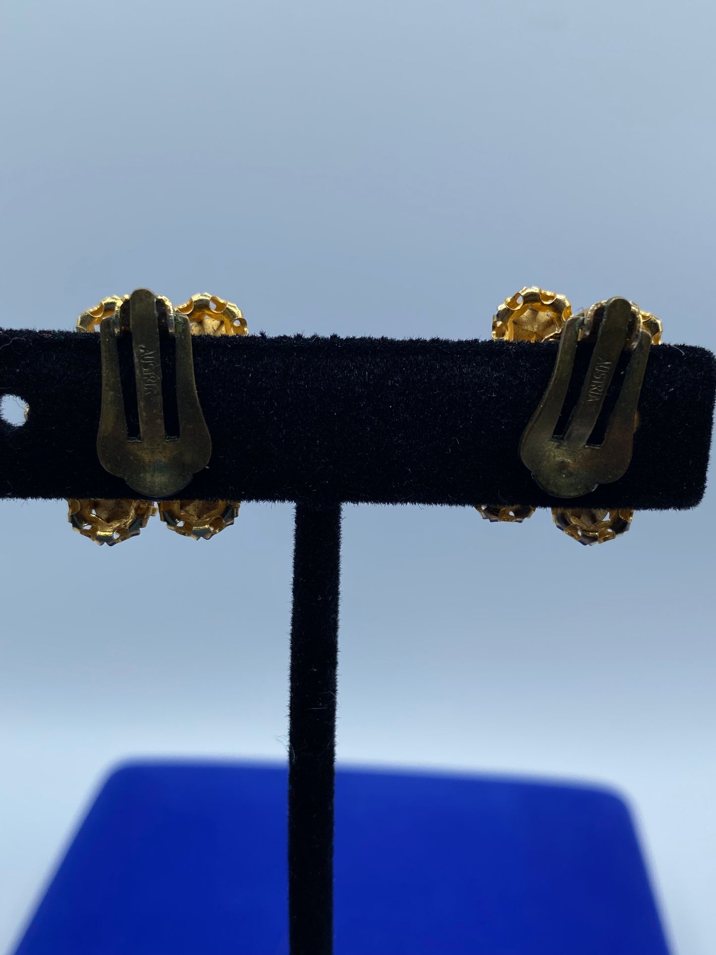 Austria Rhinestone Clip Ons