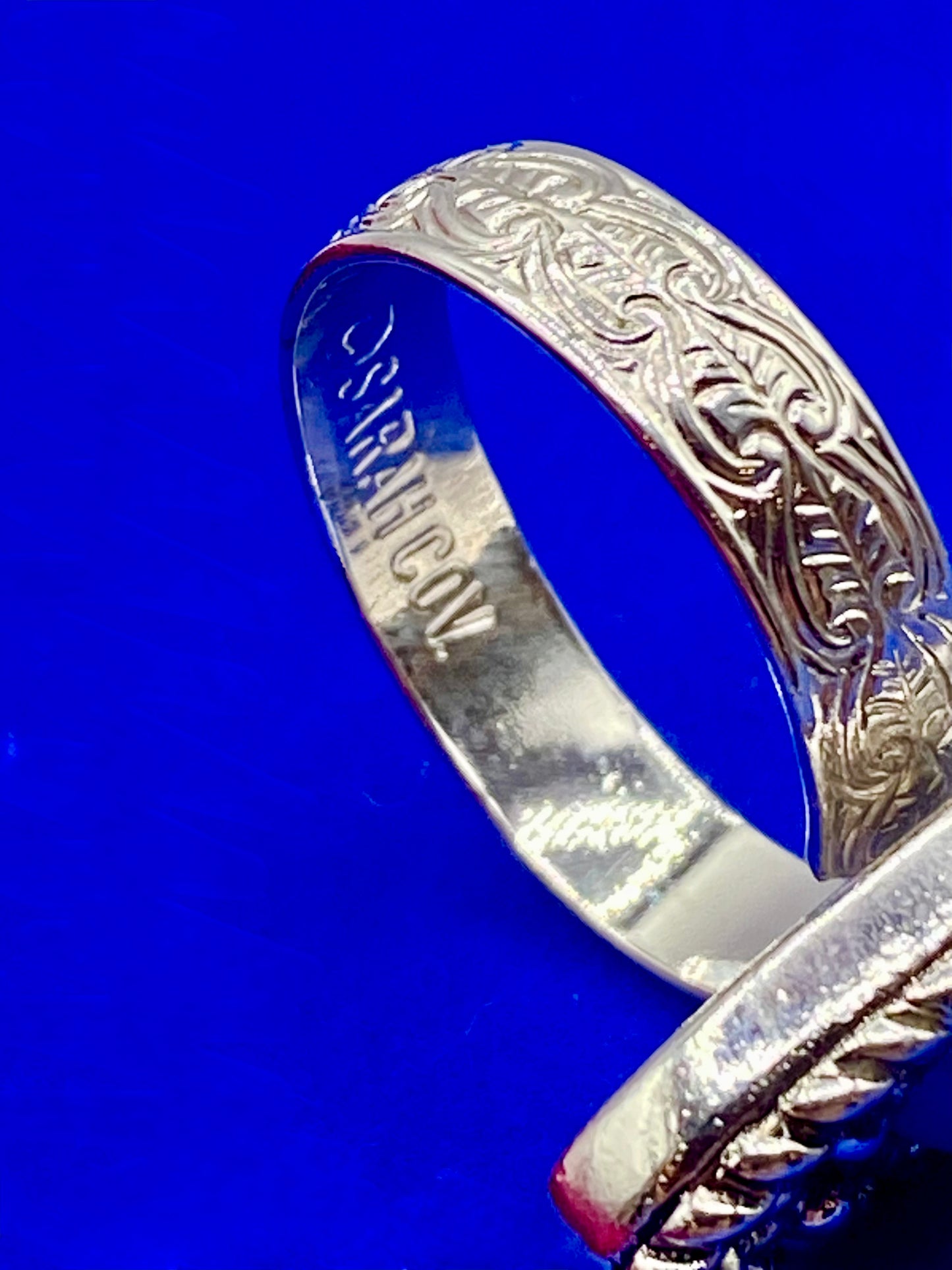 Sarah Coventry Indian Maiden 1973 Faux Turquoise Ring