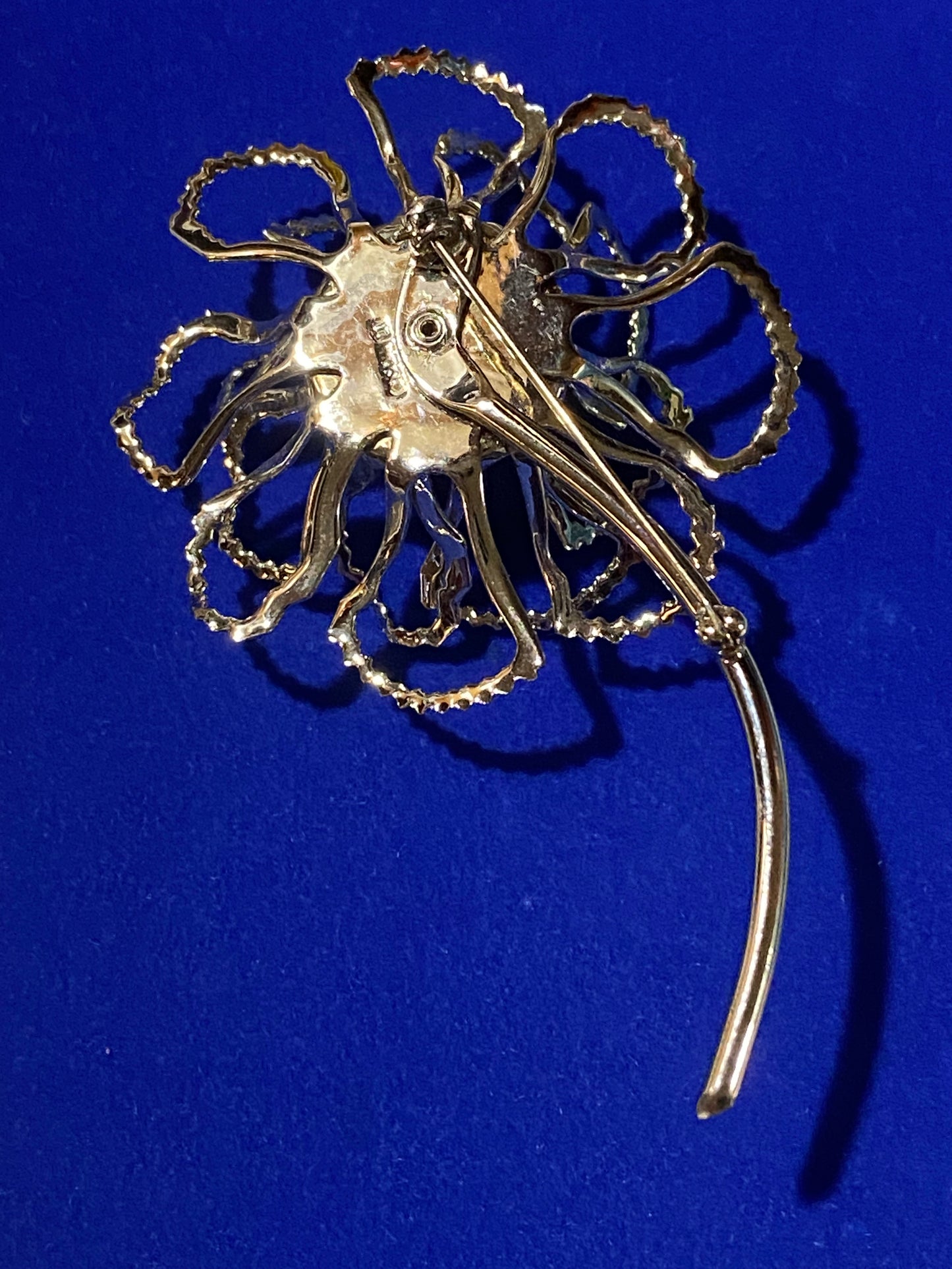 Vintage Sarah Coventry AB Flower Brooch