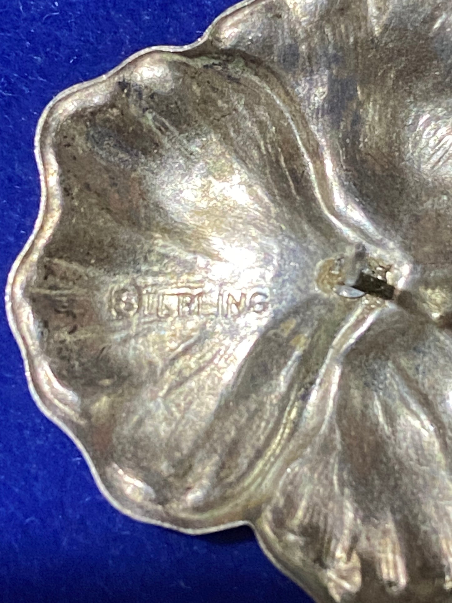 Sterling Silver Floral Earrings