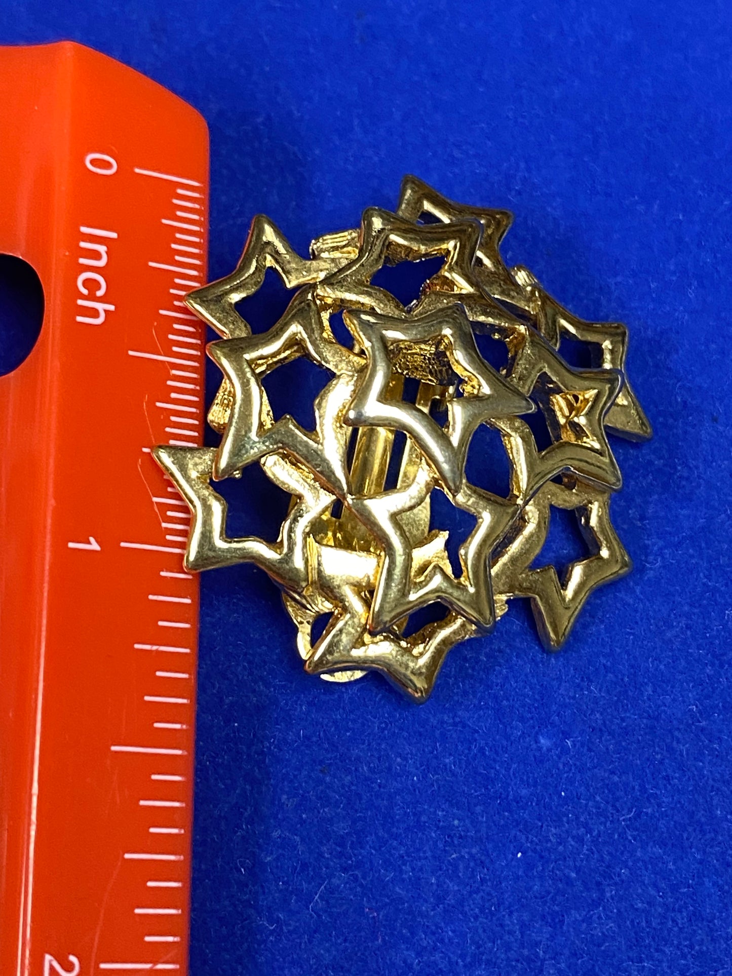 Vintage F.O. Inc. Star Clip Ons