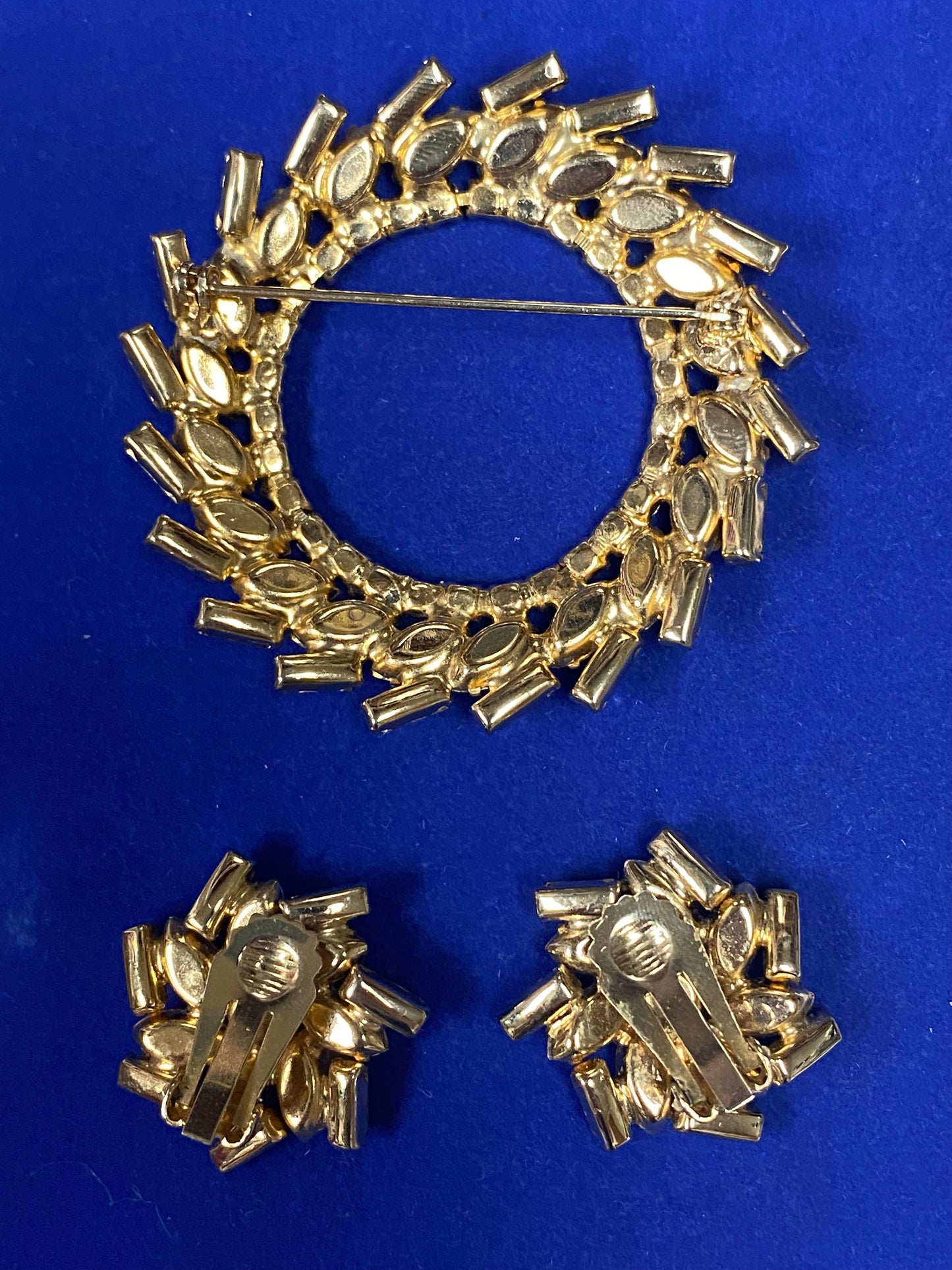 Vintage Rhinestone Jewelry Set
