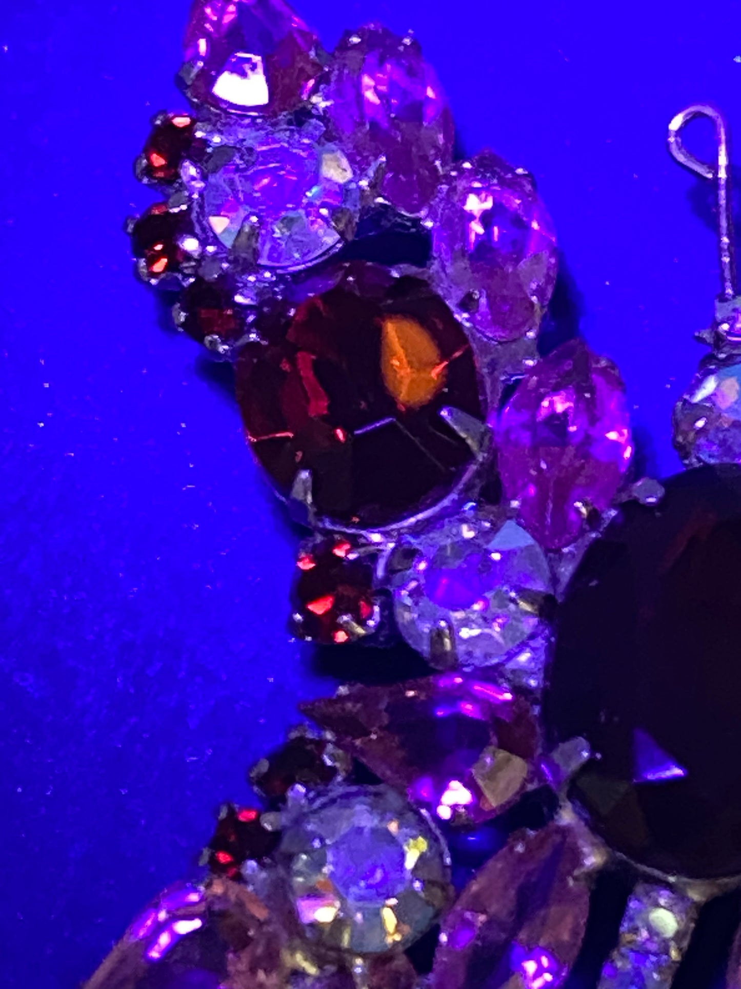 Vintage Rhinestone Butterfly Brooch
