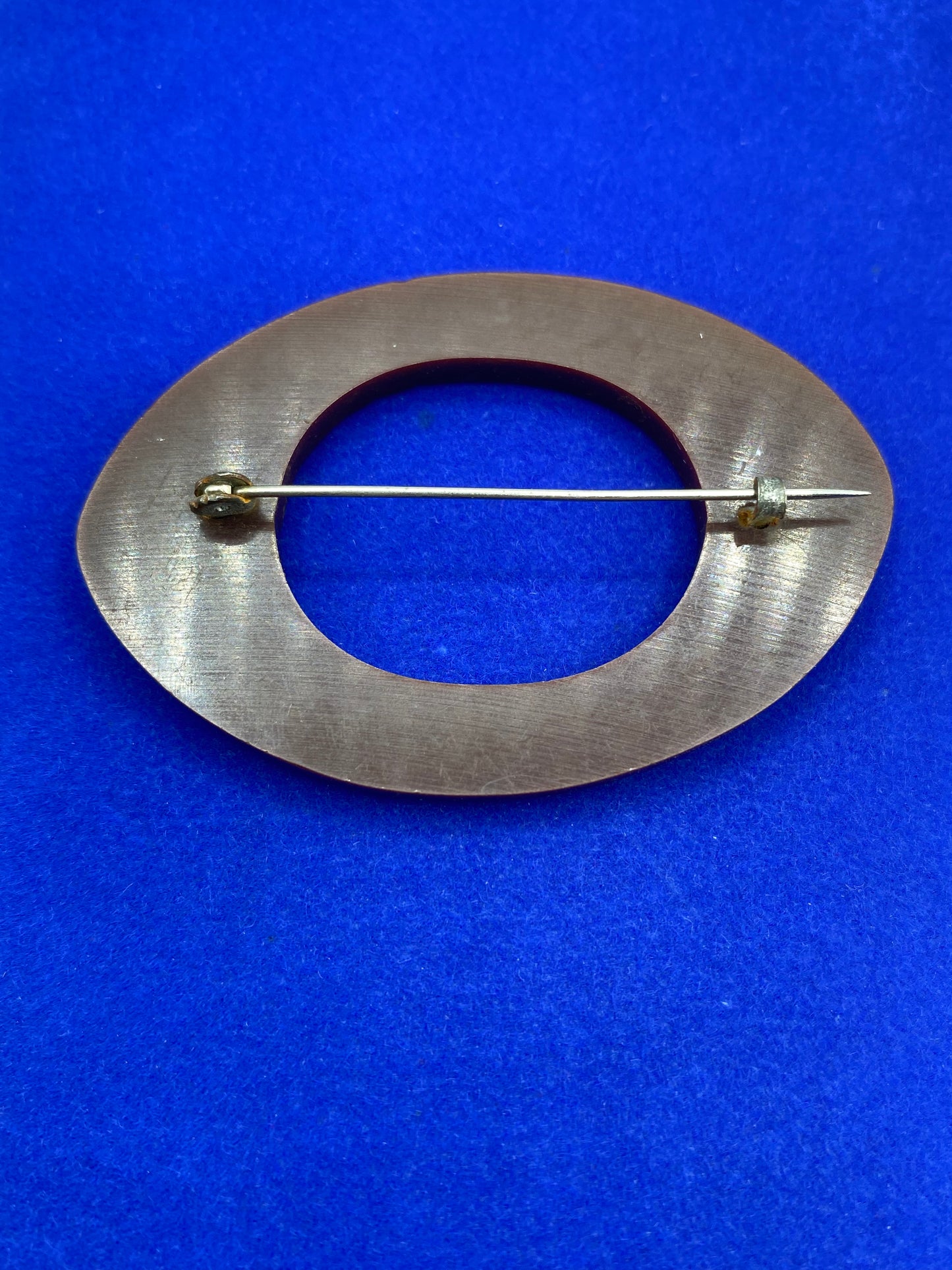 Vintage Carved Bakelite Brooch