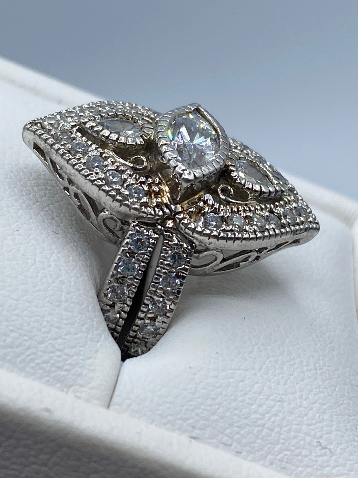 Ross Simmons Sterling Silver CZ Ring