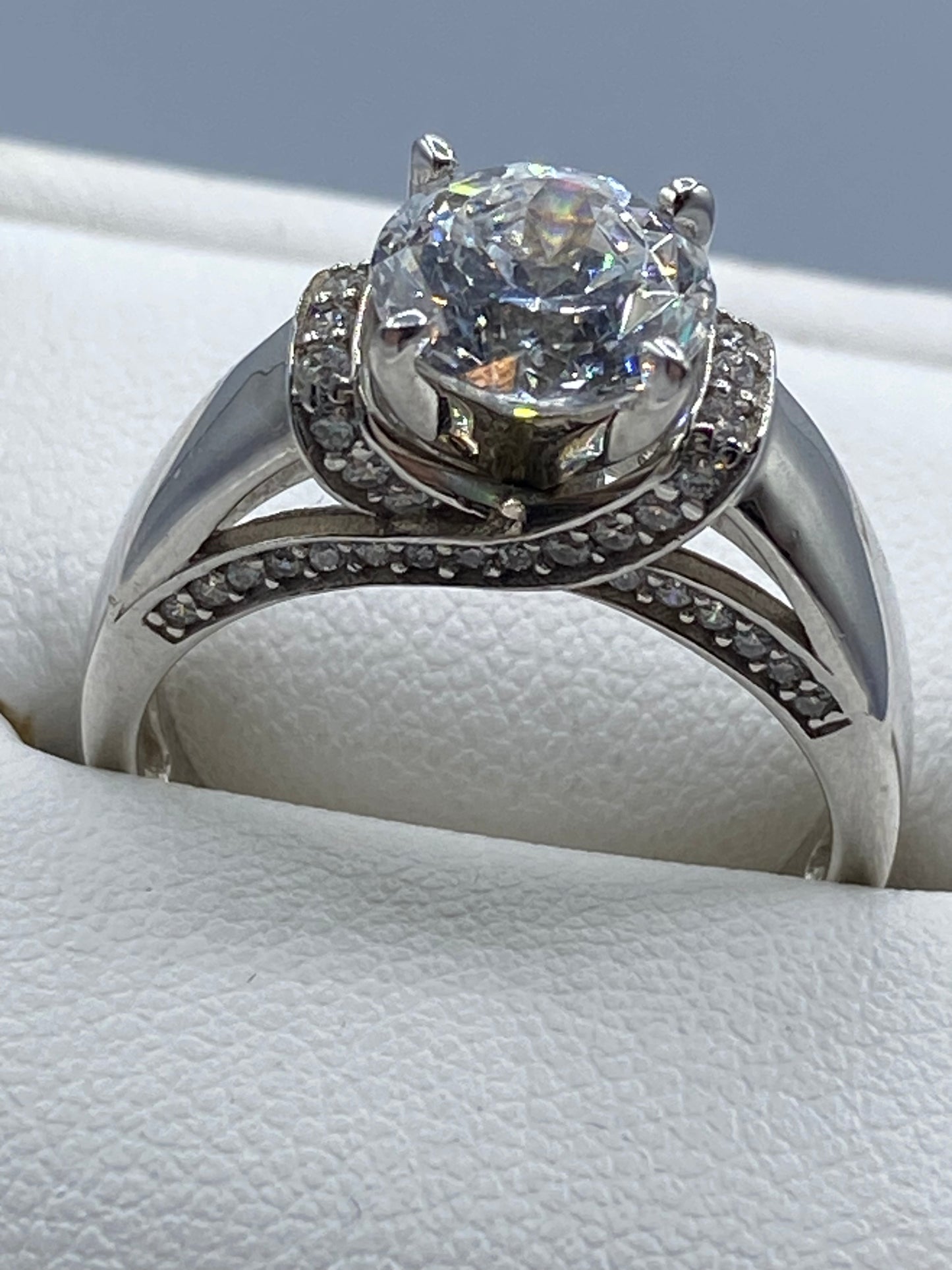 Sterling Silver CZ Ring