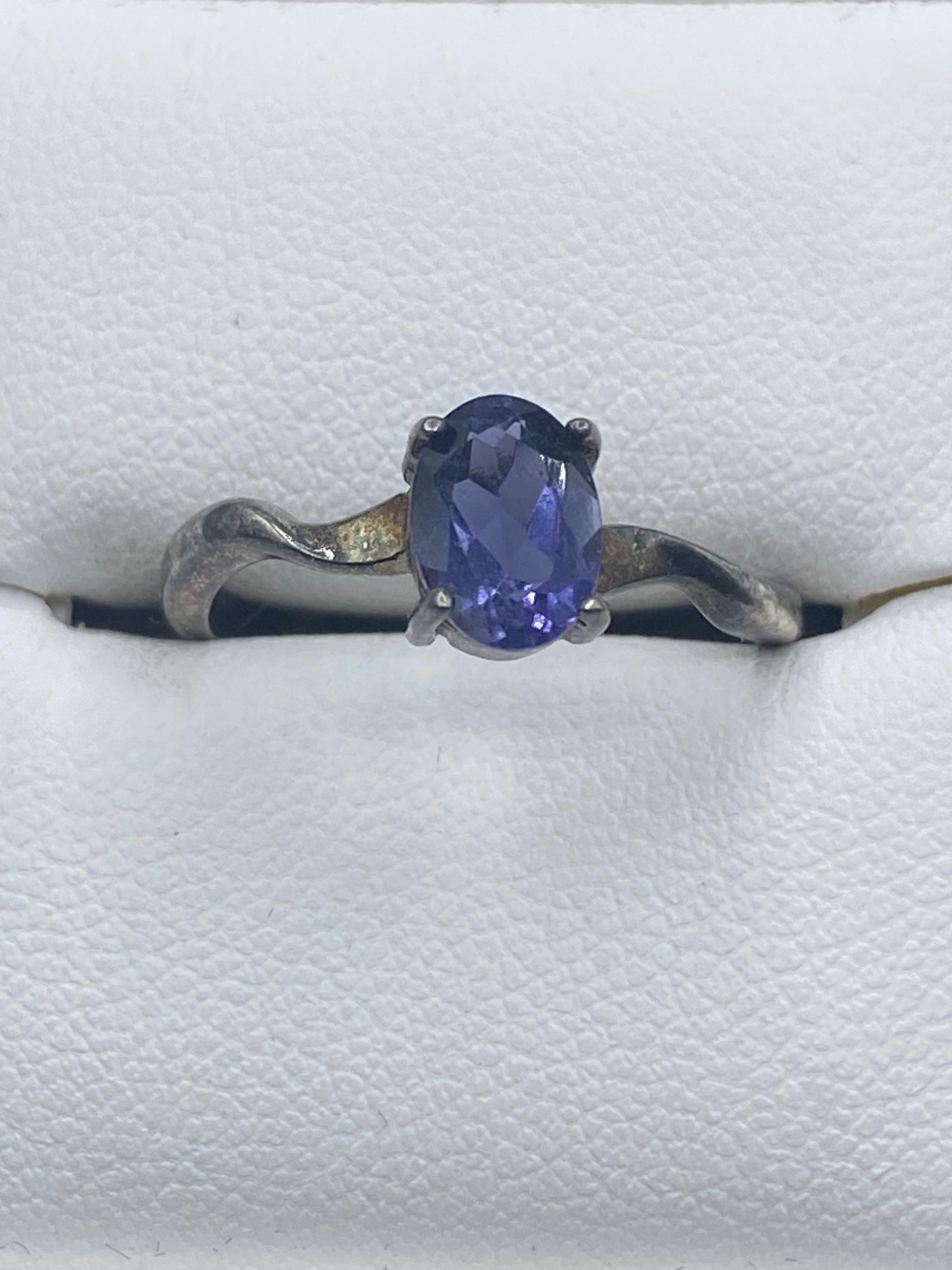 Vintage Sterling Silver Tanzanite Ring