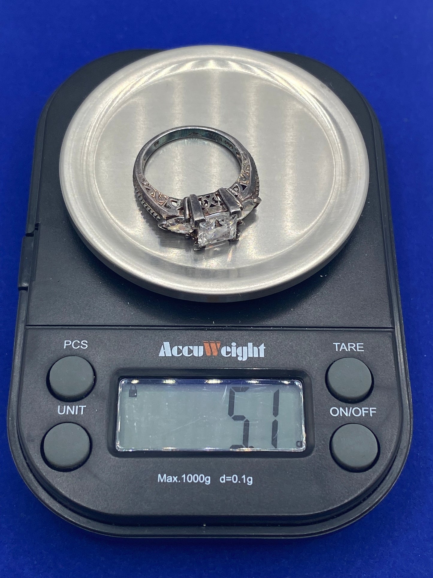 Sterling Silver CZ Ring