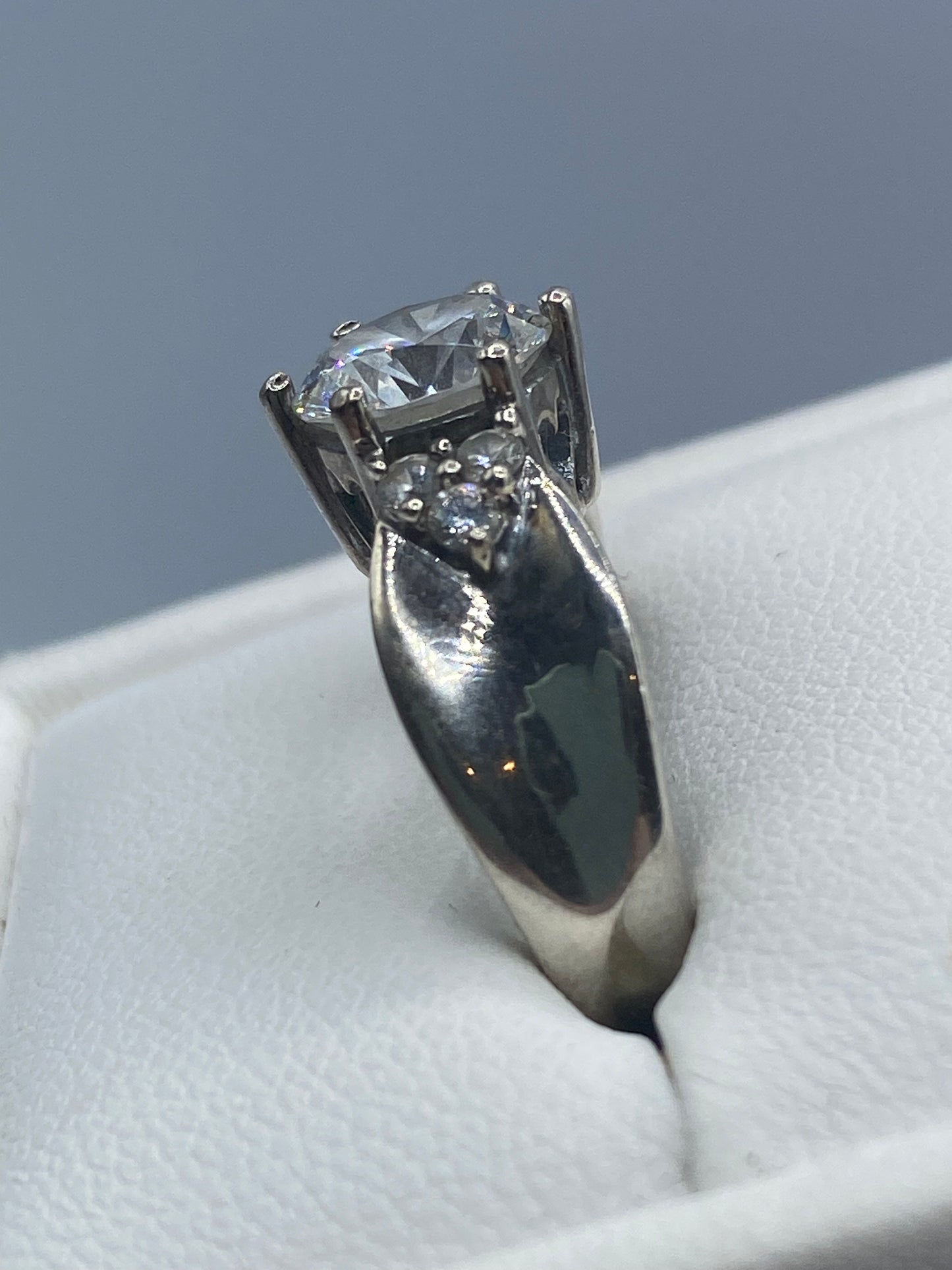 Sterling Silver MEDA CZ Ring