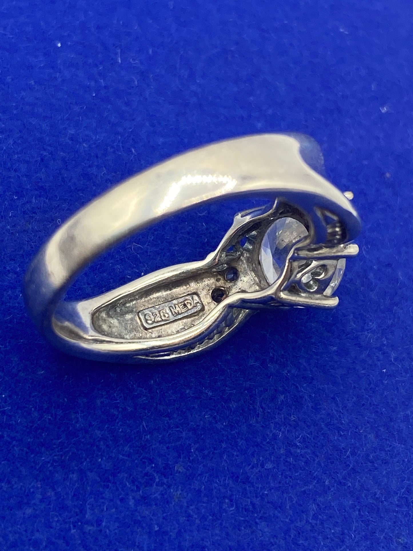 Sterling Silver MEDA CZ Ring