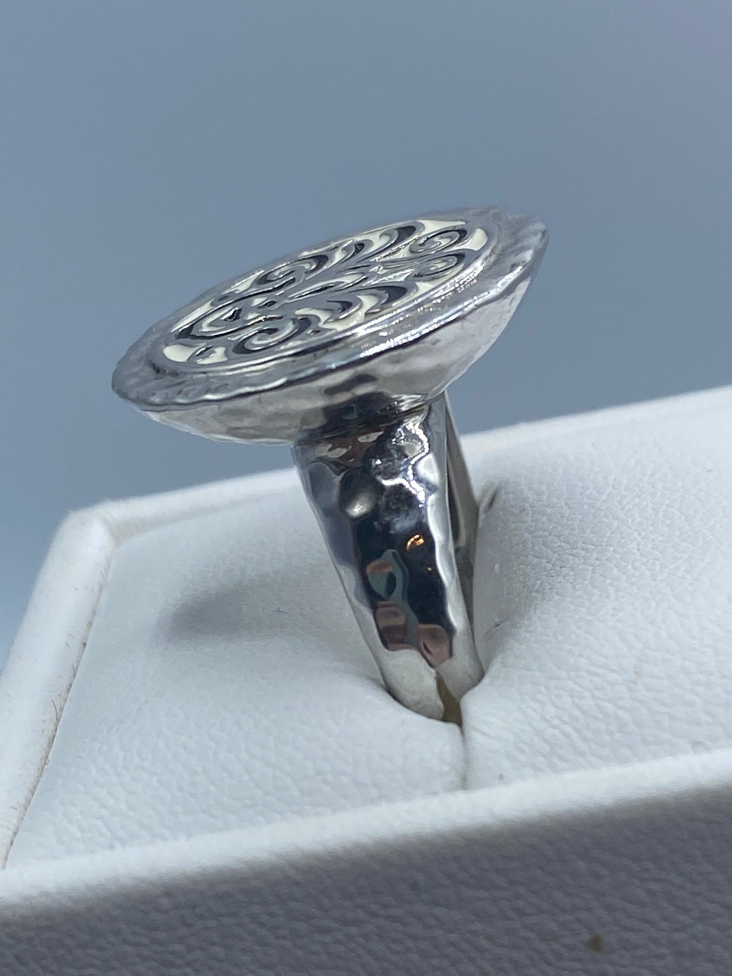 Ross Simmons Hammered Sterling Silver Ring