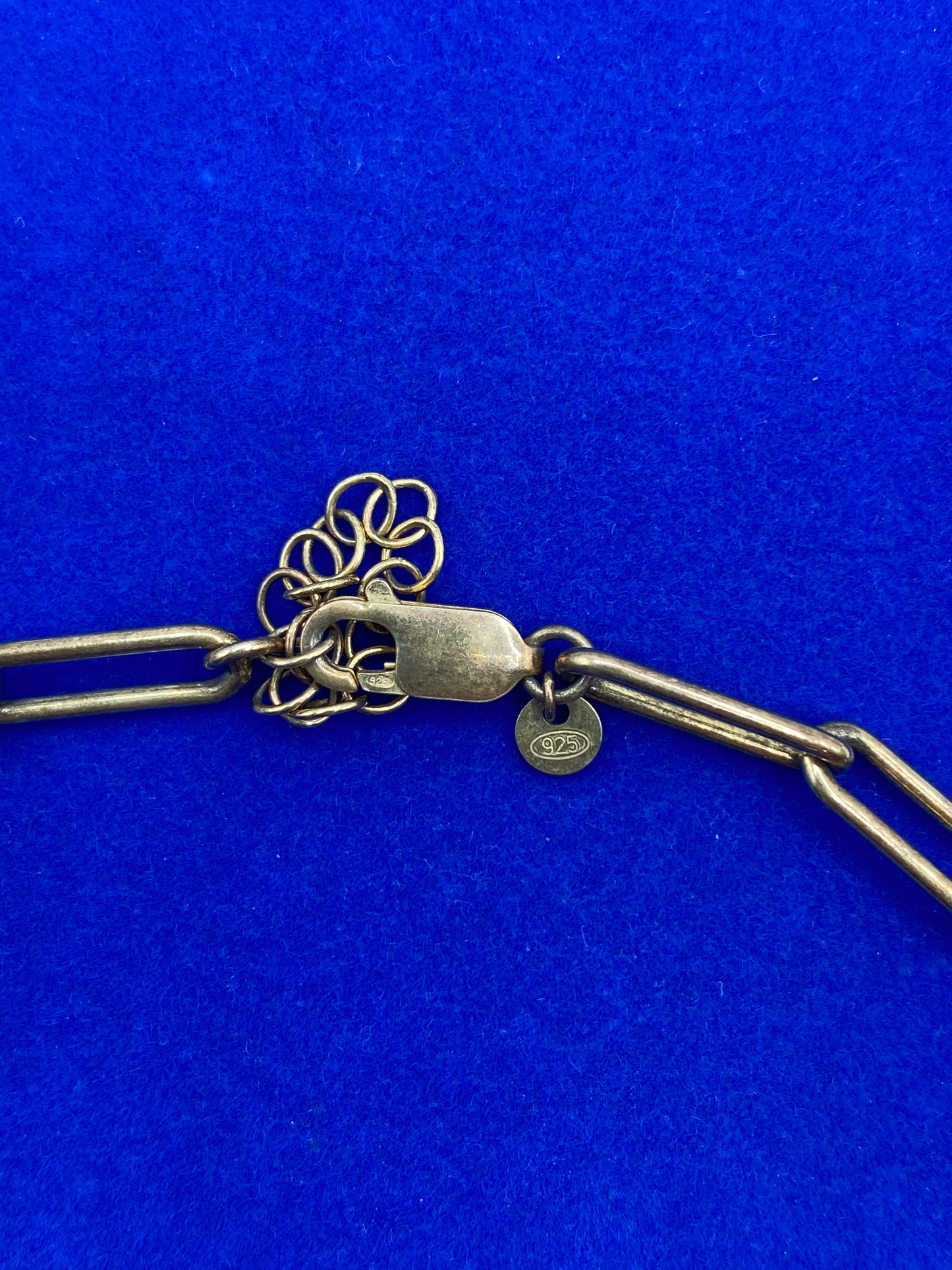 Sterling Silver Vermeil Paper Clip Chain