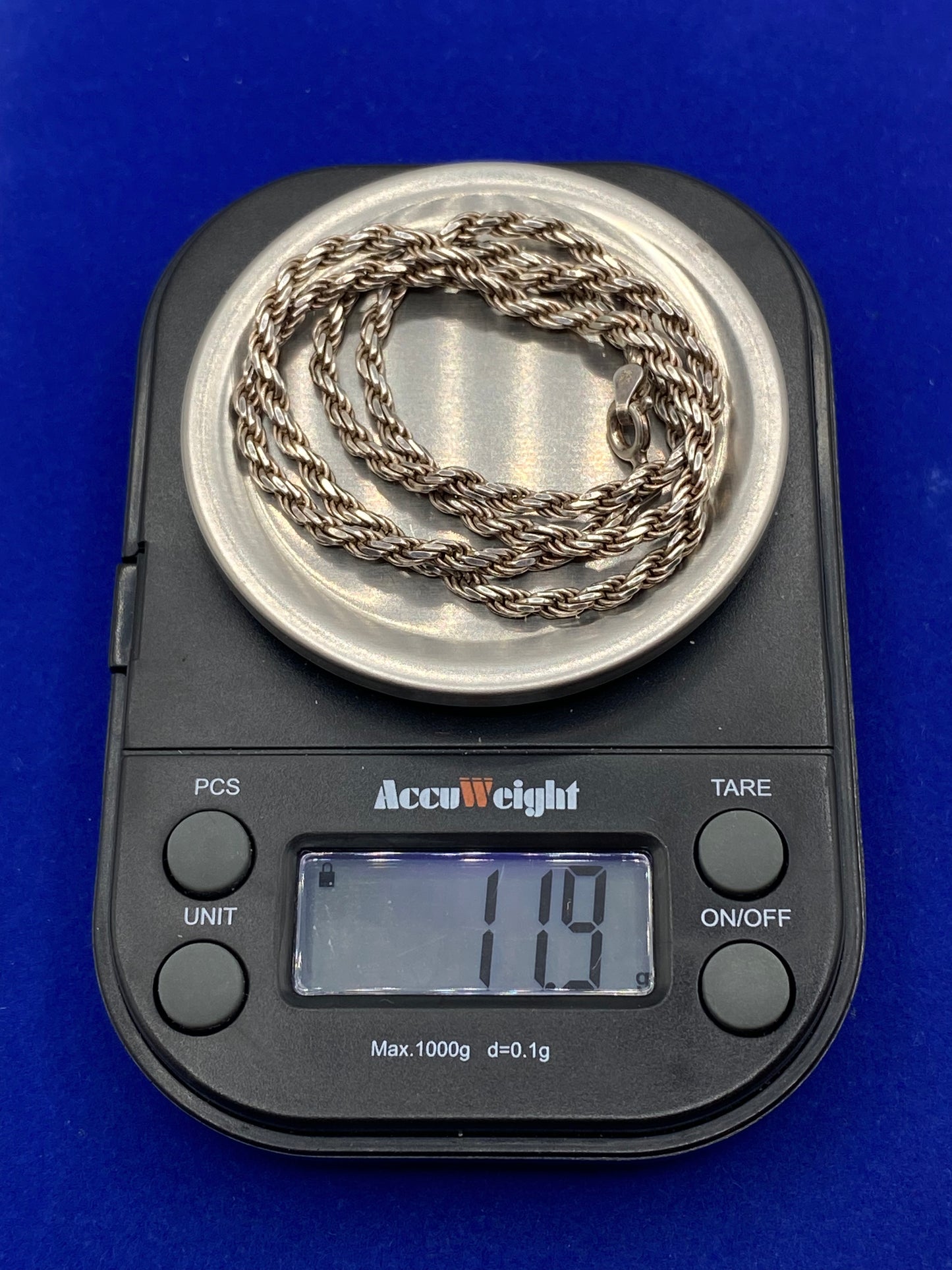 Sterling Silver Rope Chain