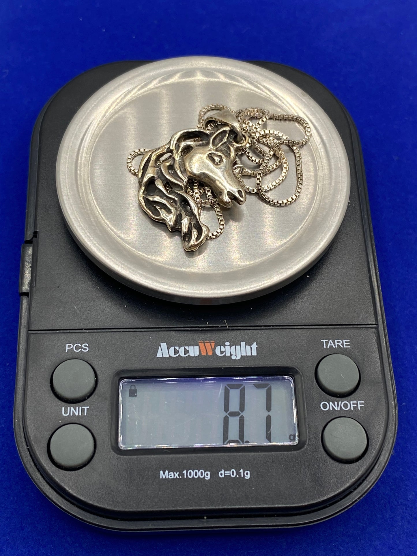 Sterling Silver Horse Necklace