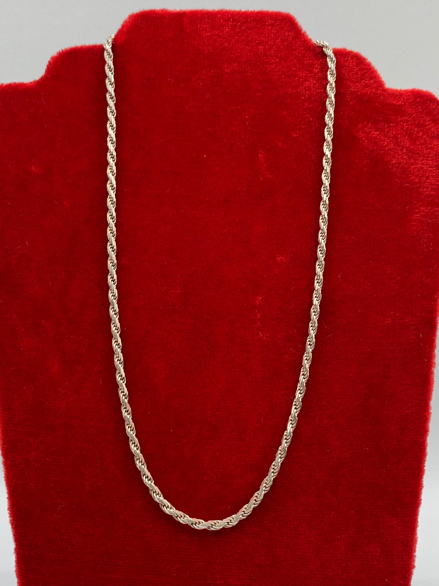 Sterling Silver Rope Chain