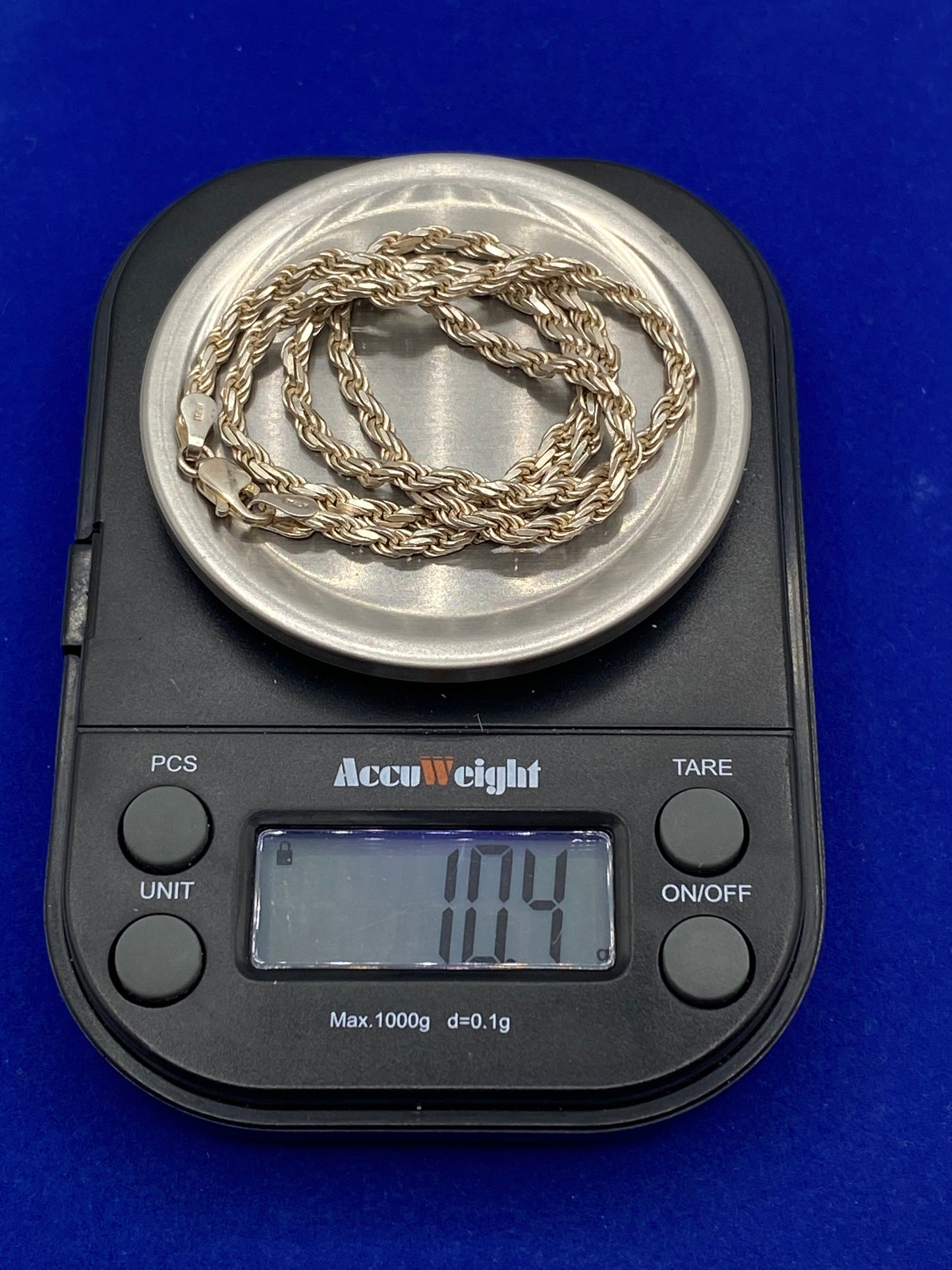 Sterling Silver Rope Chain