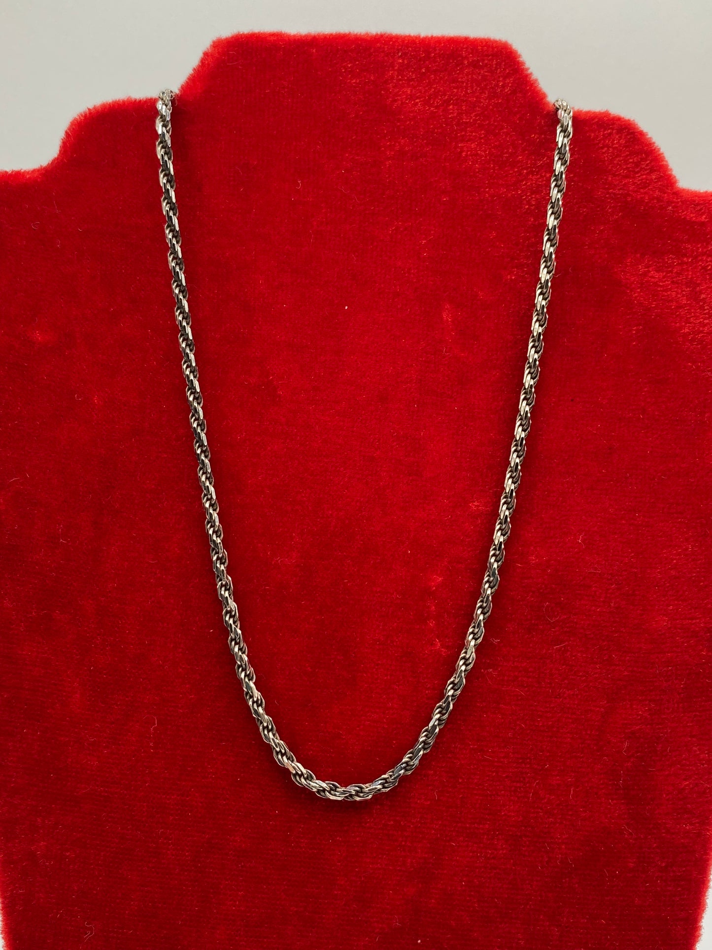 Sterling Silver Rope Chain