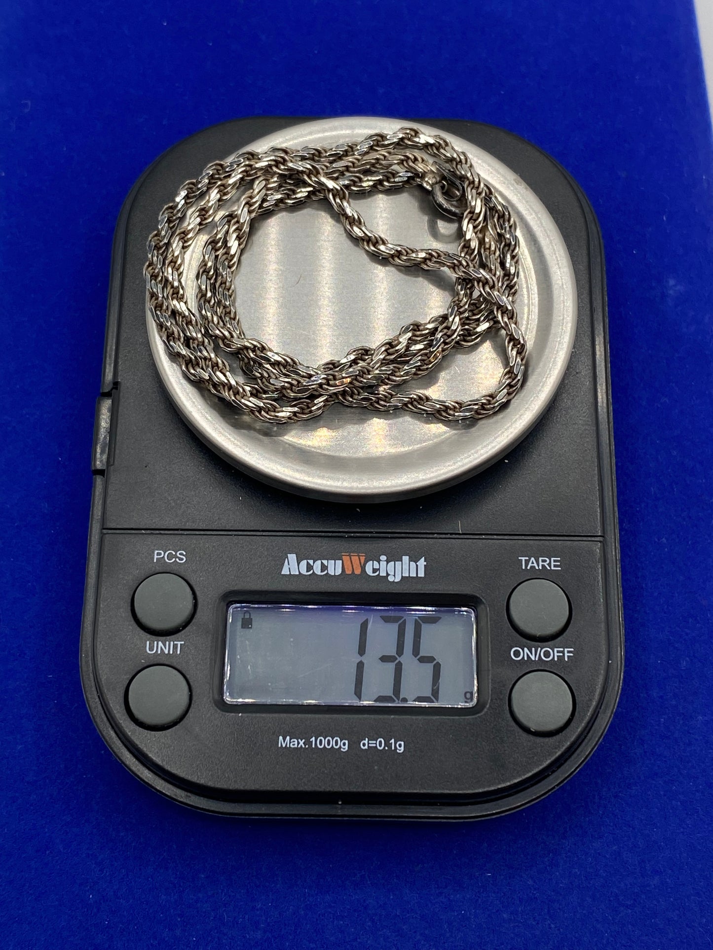 Sterling Silver Rope Chain