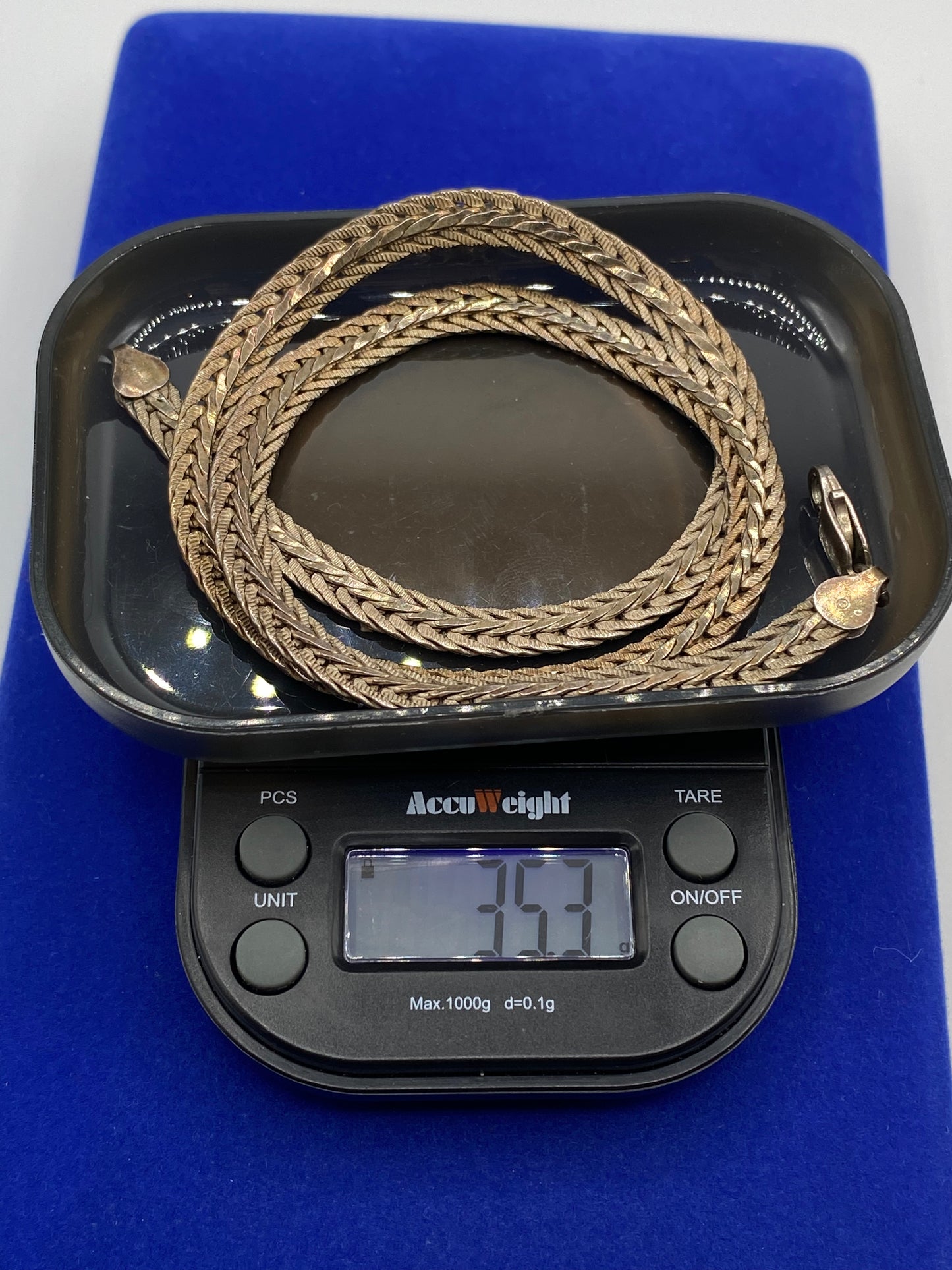 Sterling Silver Huge Braided Chain