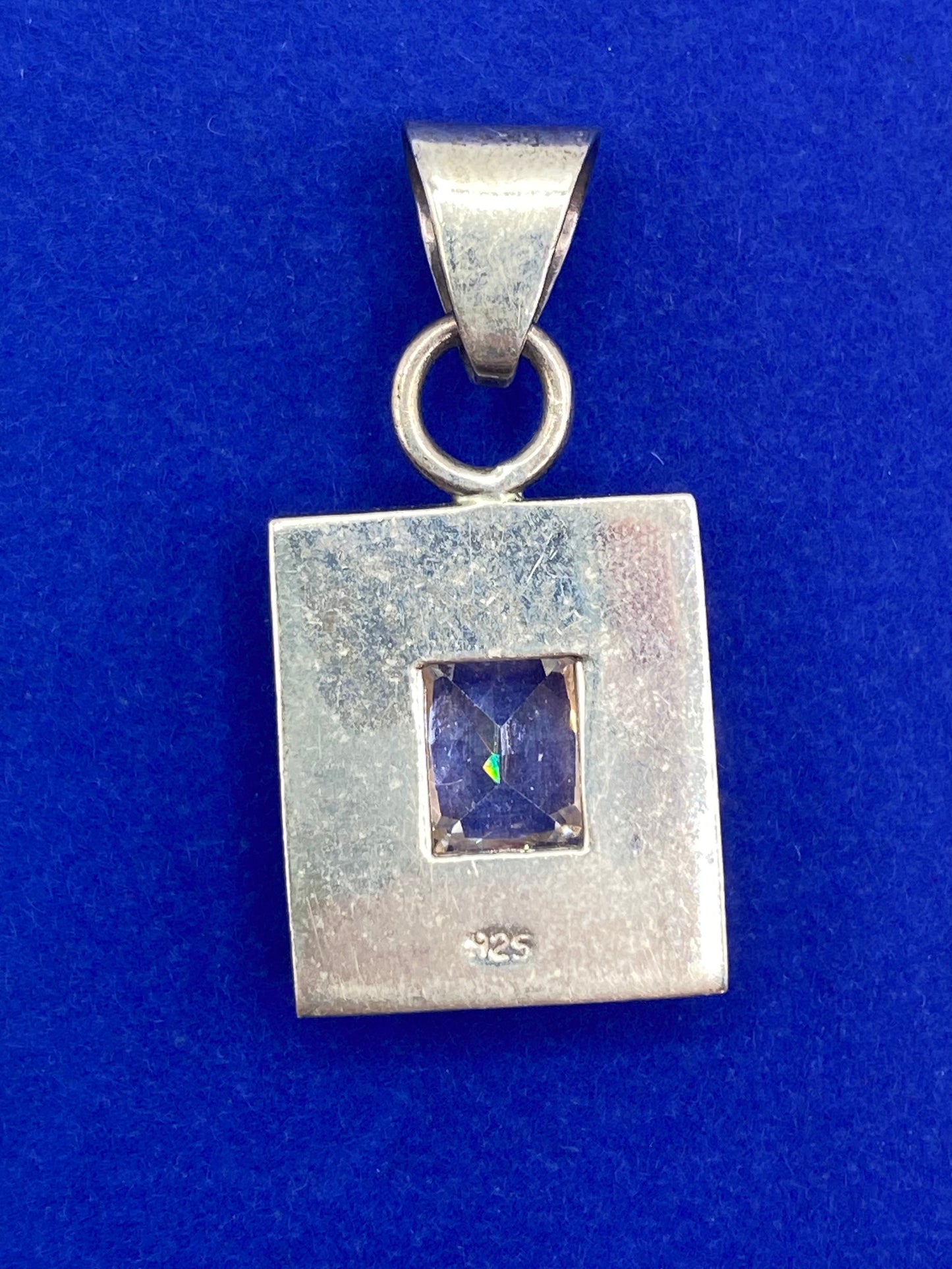 Retired Silpada Sterling Silver CZ Pendant