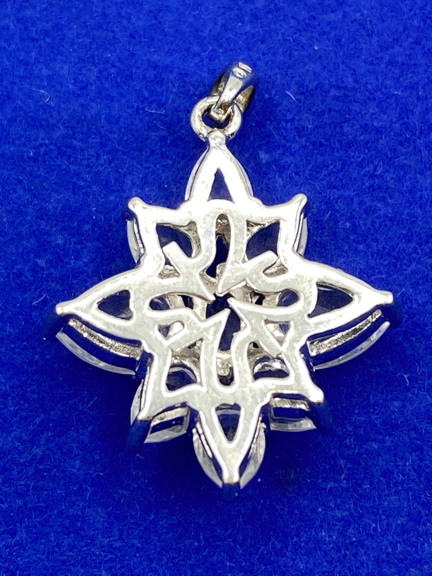 Sterling Silver SAI Cubic Zirconia Pendant
