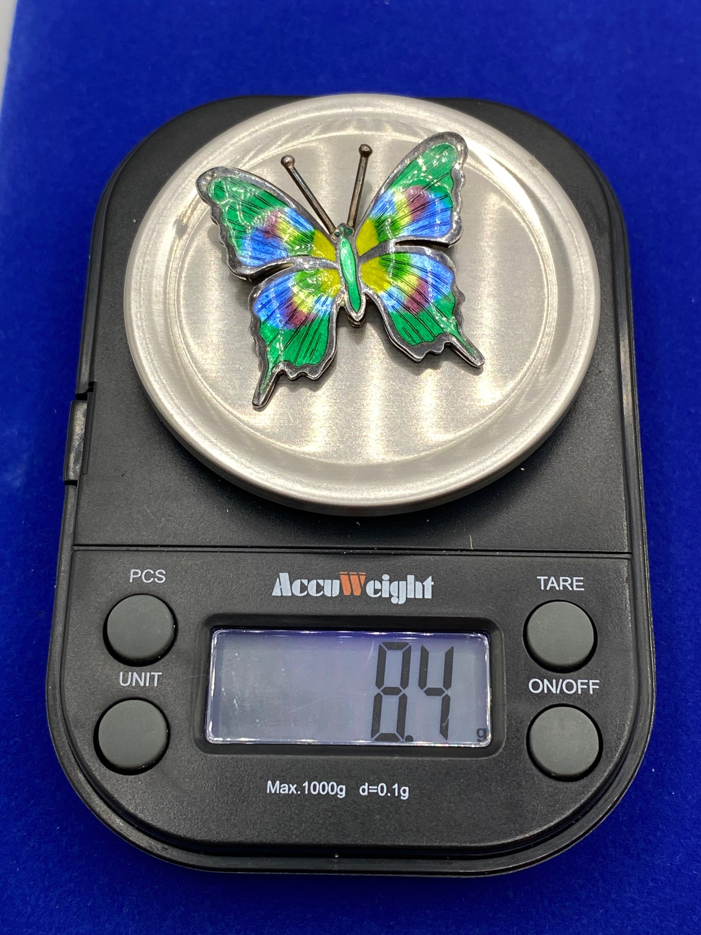 Vintage 980 Mexico Silver Butterfly Brooch