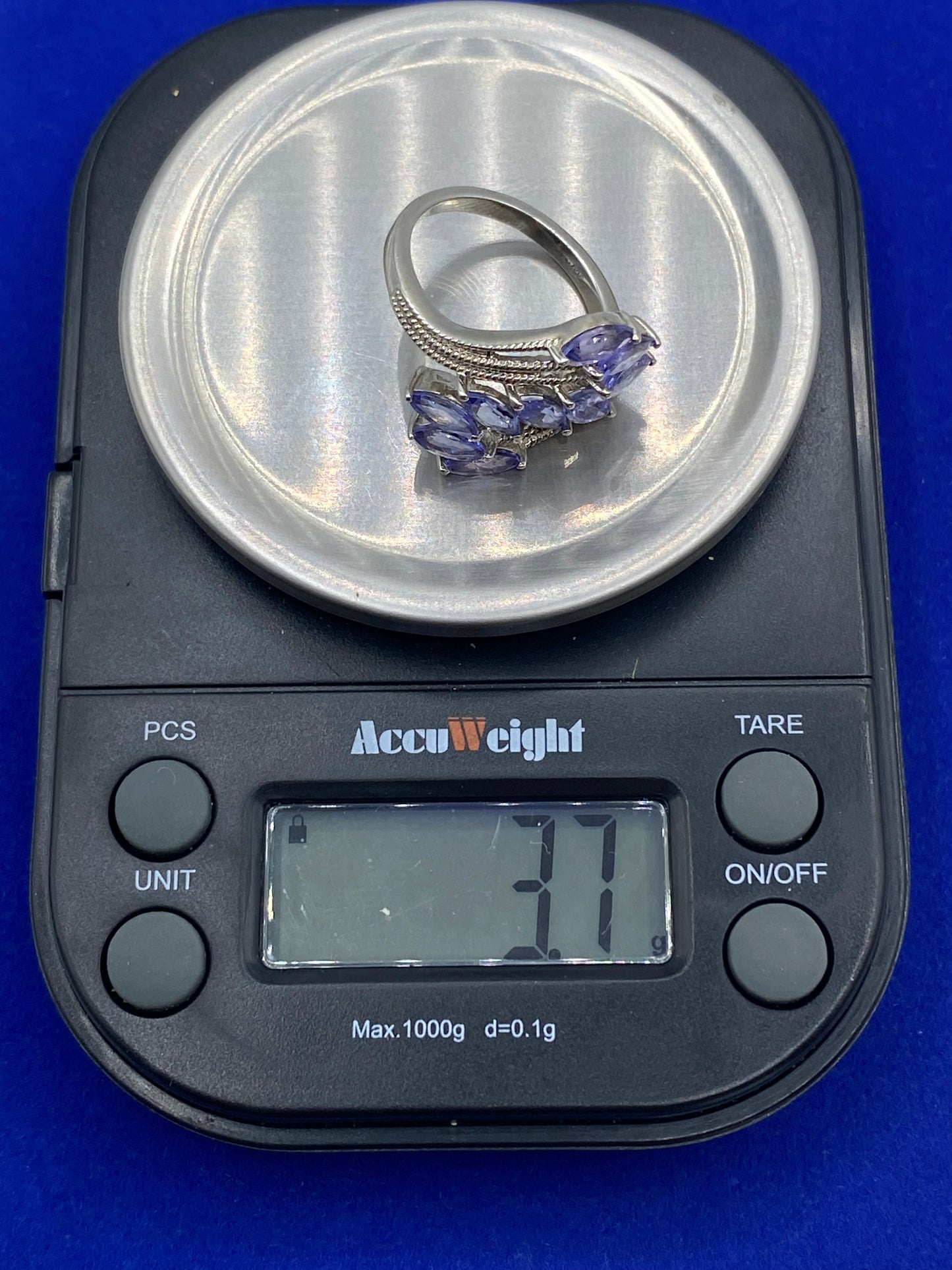 Sterling Silver Tanzanite Ring
