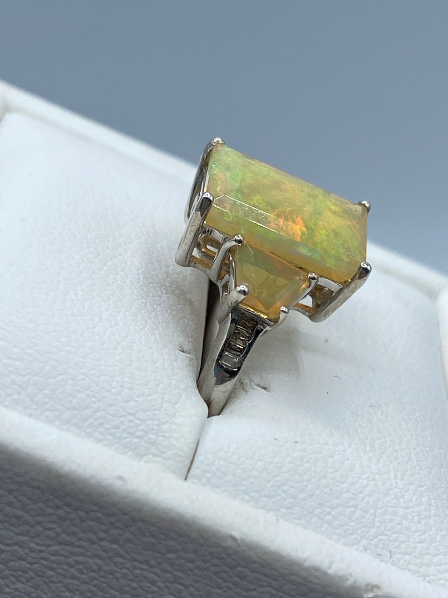 Sterling Silver Opal Ring