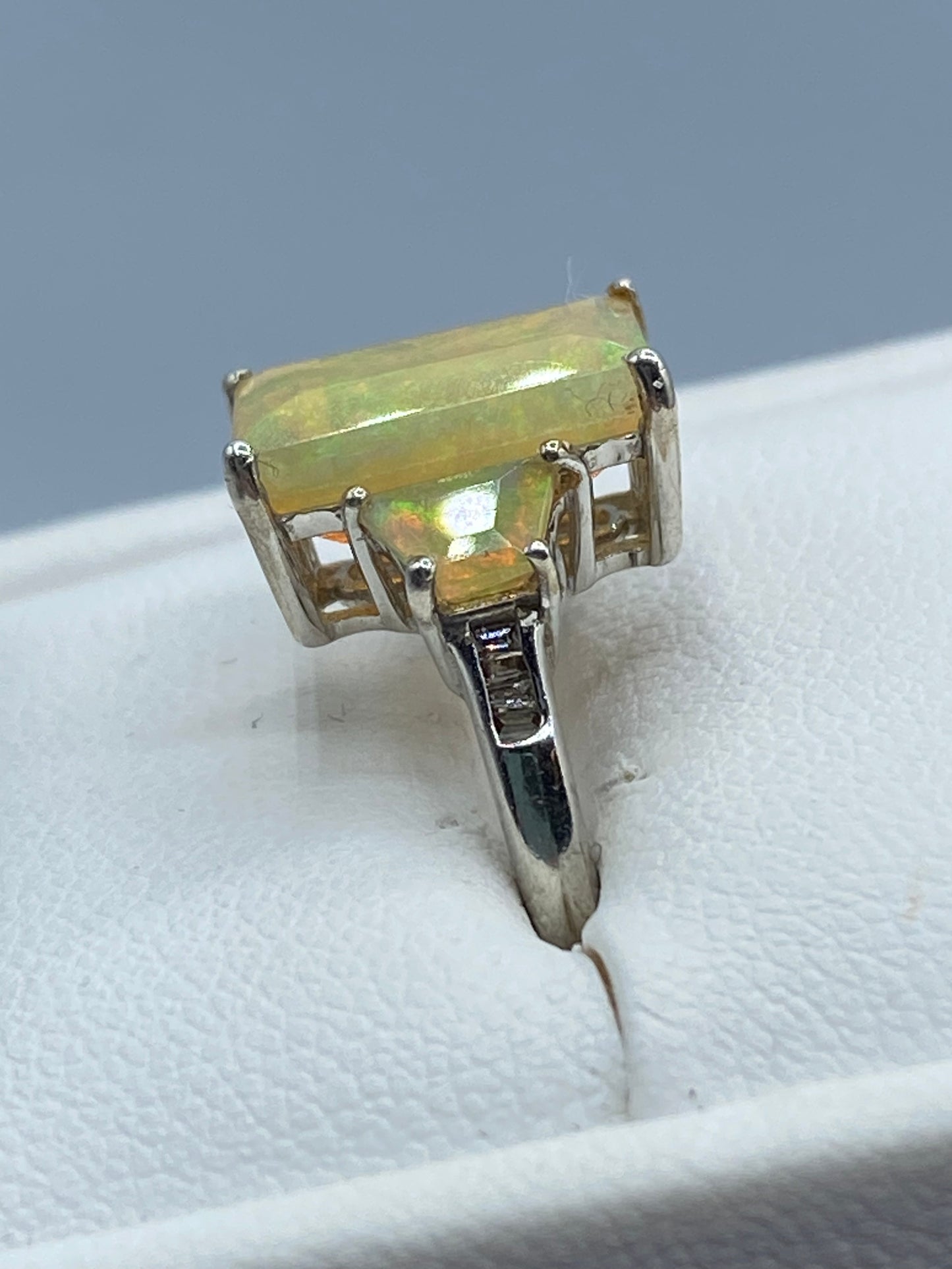 Sterling Silver Opal Ring