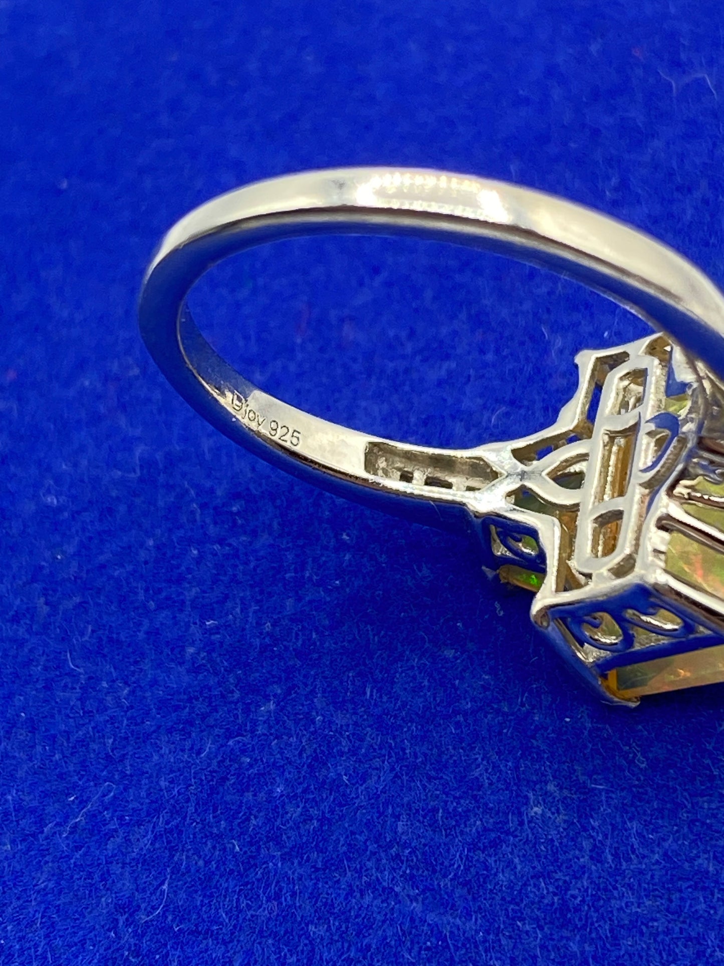 Sterling Silver Opal Ring