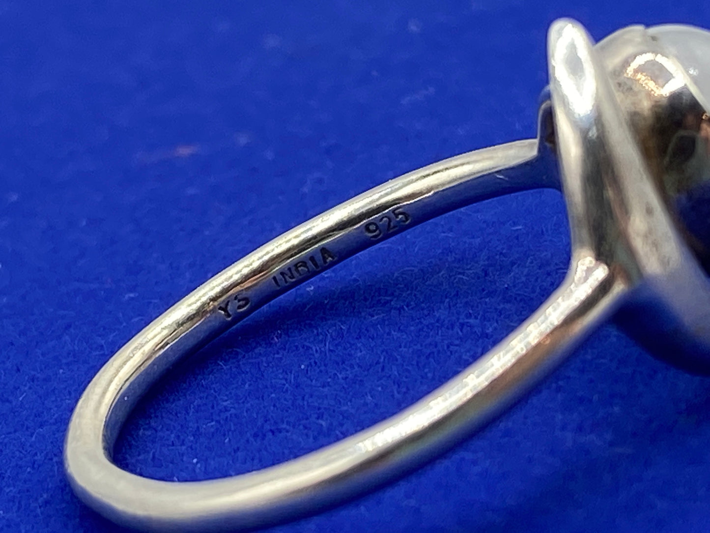 Sterling Silver Rainbow Moonstone Ring