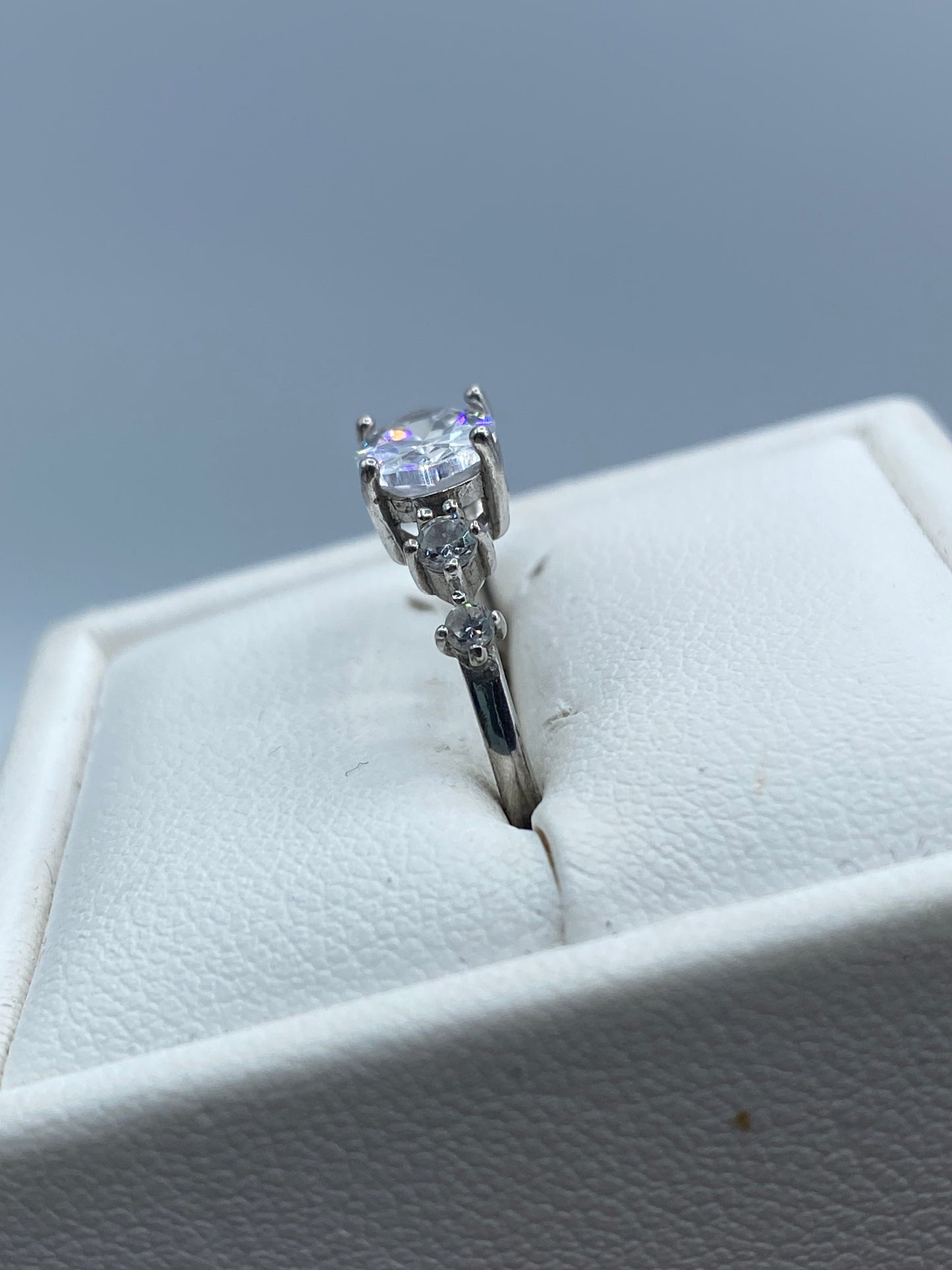 Sterling Silver CZ Ring